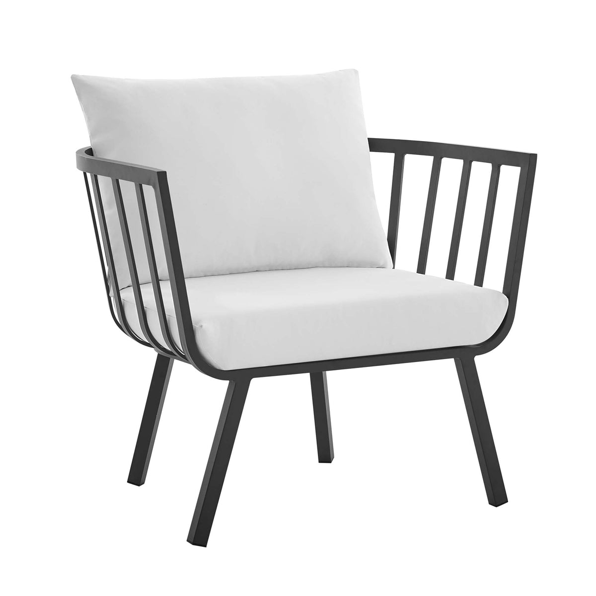 Riverside Outdoor Patio Aluminum Armchair by Modway, photo 8 of 14