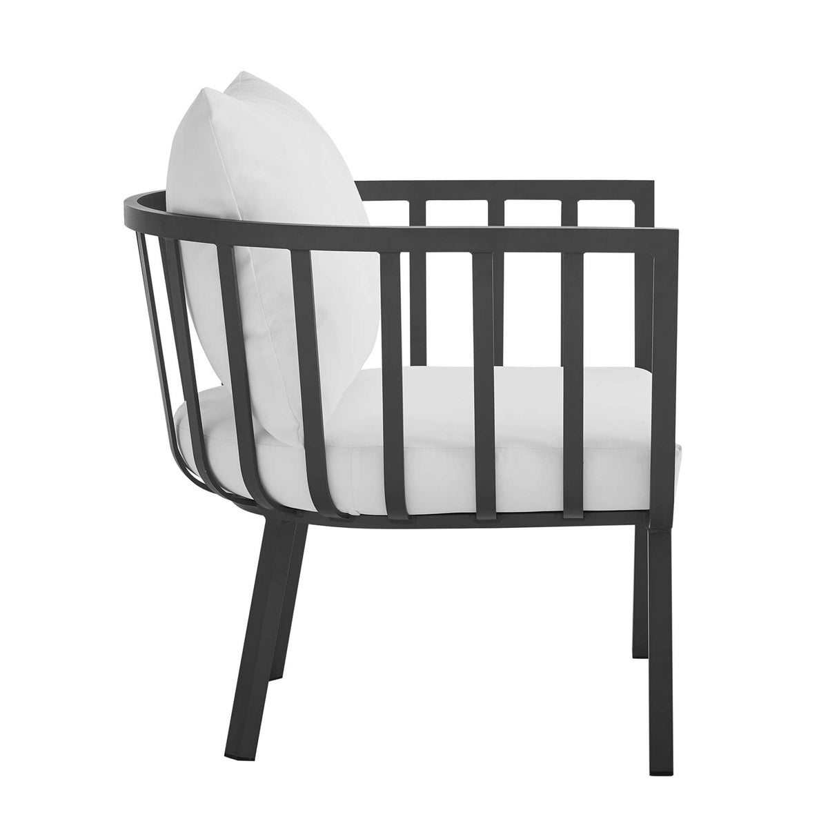 Riverside Outdoor Patio Aluminum Armchair by Modway, photo 9 of 14