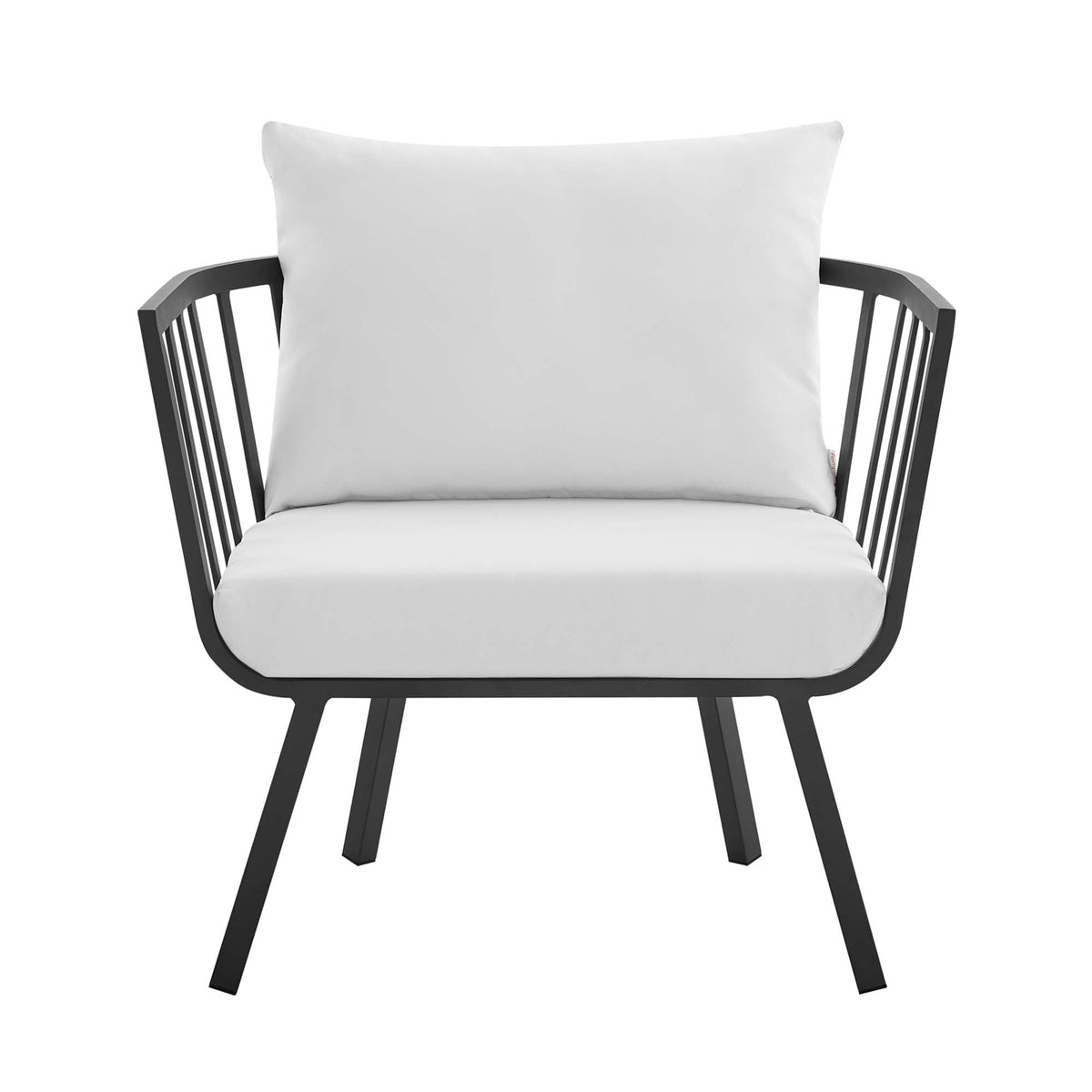 Riverside Outdoor Patio Aluminum Armchair by Modway, photo 11 of 14