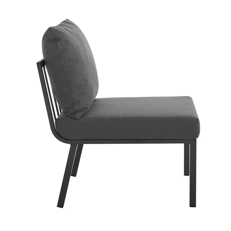 Riverside Outdoor Patio Aluminum Armless Chair by Modway by HouseOfZazla