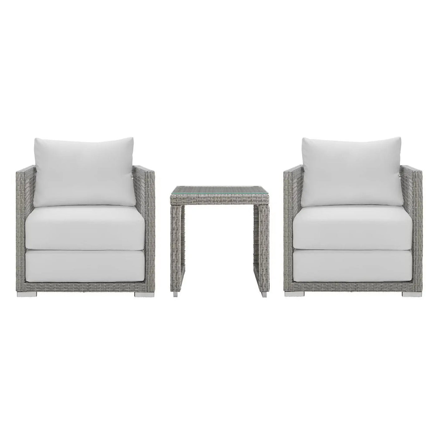 Aura 3 Piece Outdoor Patio Wicker Rattan Set by Modway by HouseOfZazla