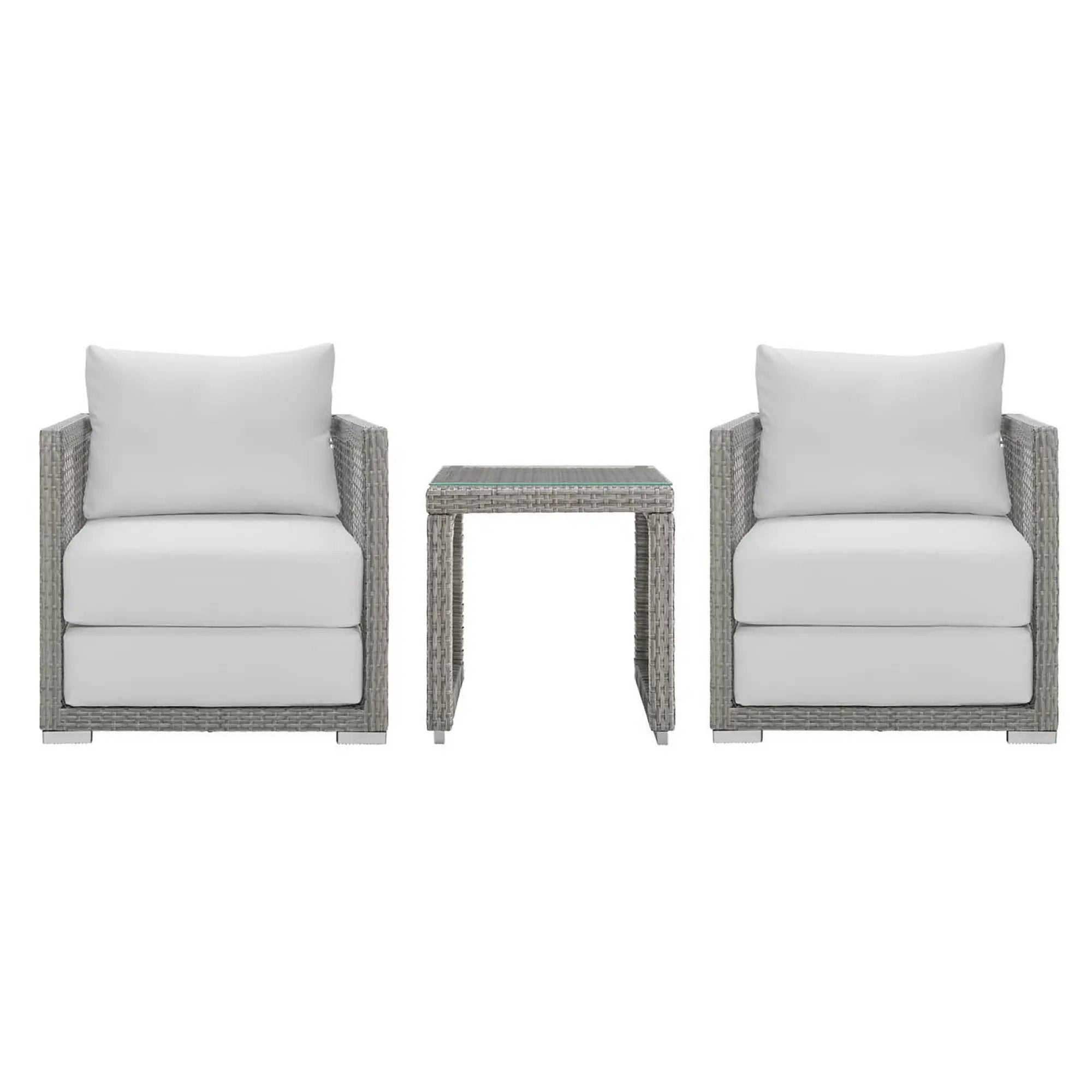 Aura 3 Piece Outdoor Patio Wicker Rattan Set by Modway by HouseOfZazla