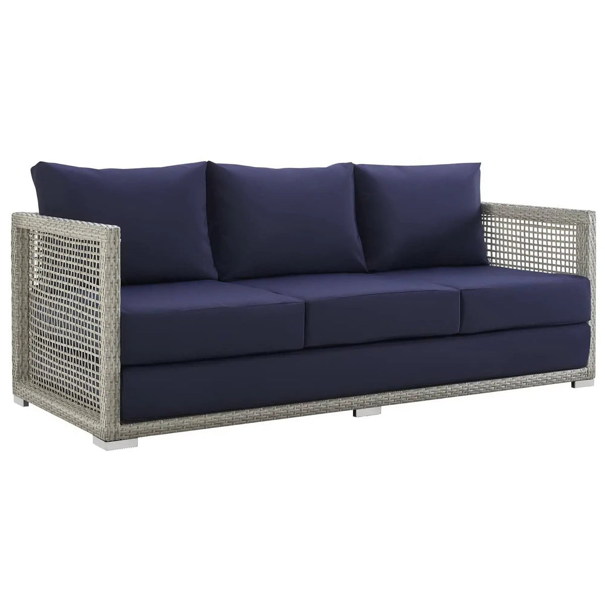 Aura 3 Piece Outdoor Patio Wicker Rattan Set by Modway by HouseOfZazla