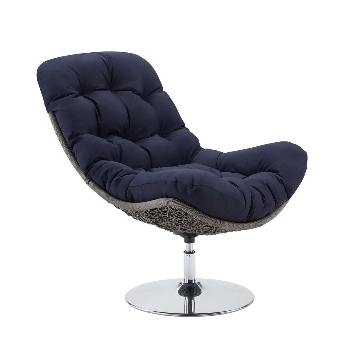 Brighton Wicker Rattan Outdoor Patio Swivel Lounge Chair by Modway, photo 7 of 18
