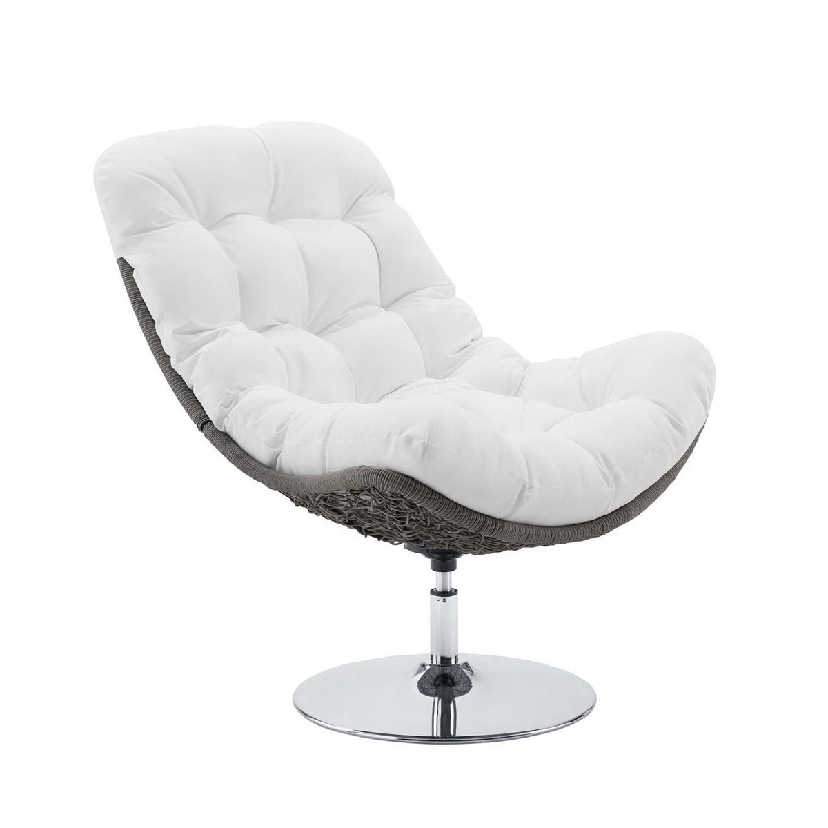 Brighton Wicker Rattan Outdoor Patio Swivel Lounge Chair by Modway, photo 13 of 18