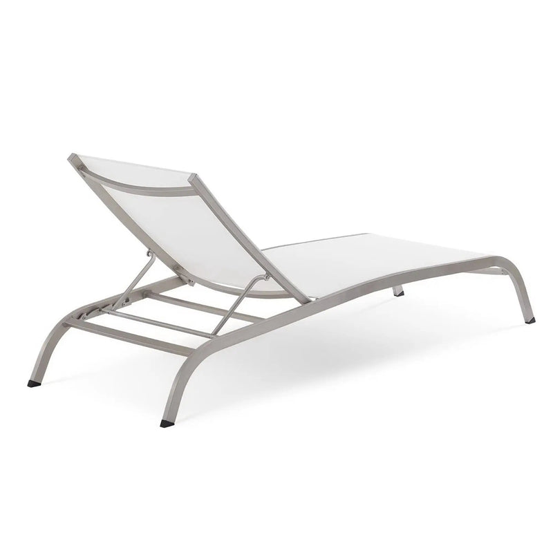 Savannah Mesh Chaise Outdoor Patio Aluminum Lounge Chair by Modway by HouseOfZazla