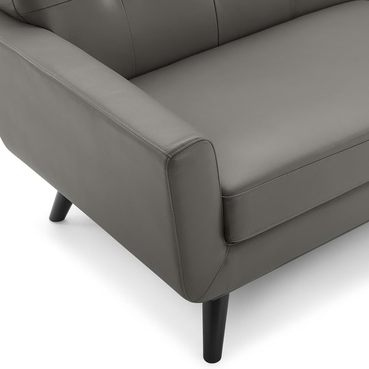 Engage Top-Grain Leather Living Room Lounge Sofa by Modway, photo 5 of 14