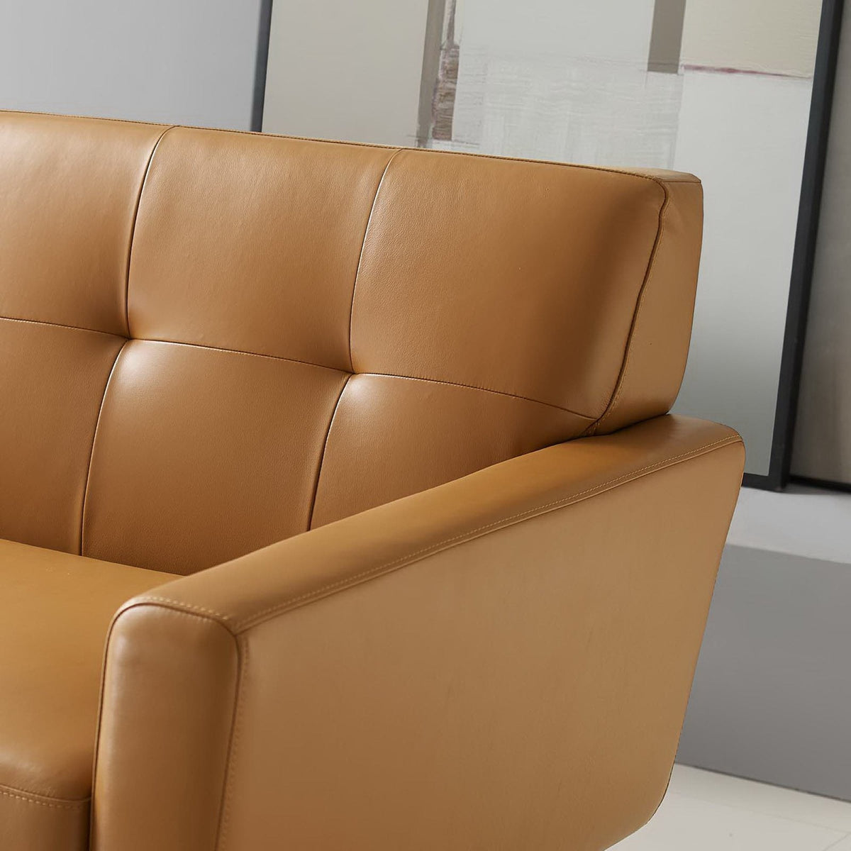 Engage Top-Grain Leather Living Room Lounge Sofa by Modway, photo 14 of 14