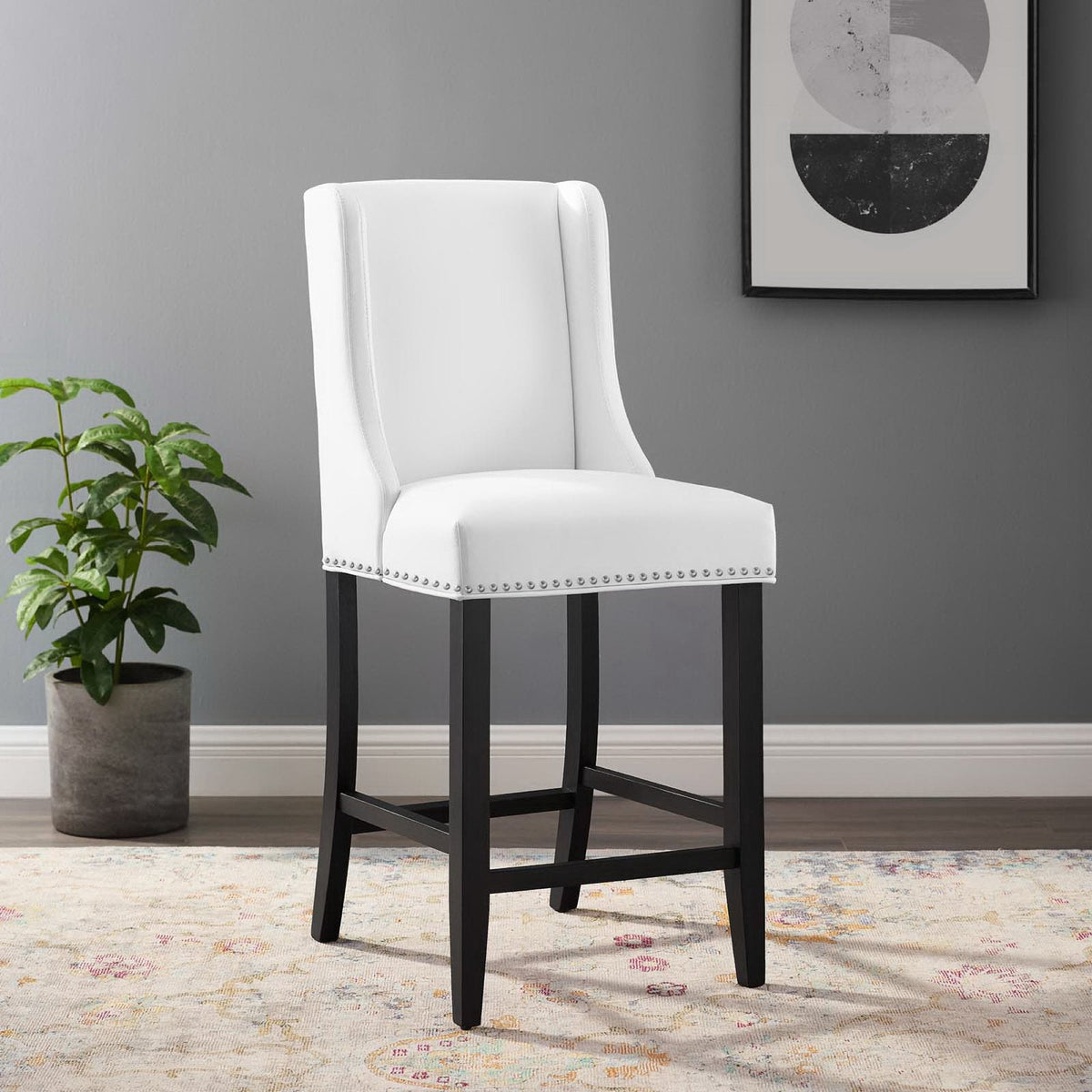 Baron Faux Leather Counter Stool by Modway, photo 6 of 7
