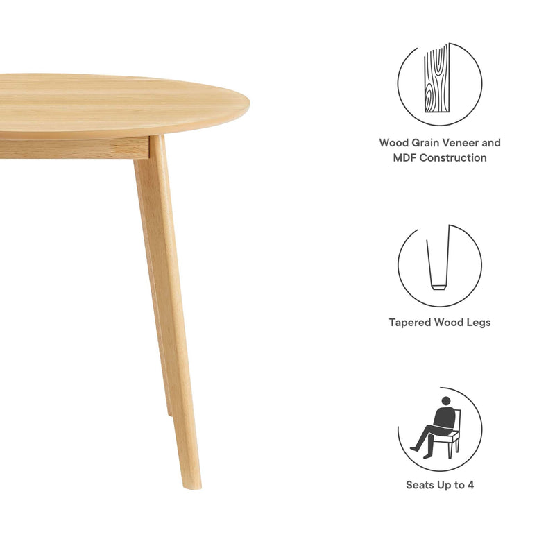 Vision 35" Round Dining Table by Modway, photo 2 of 8