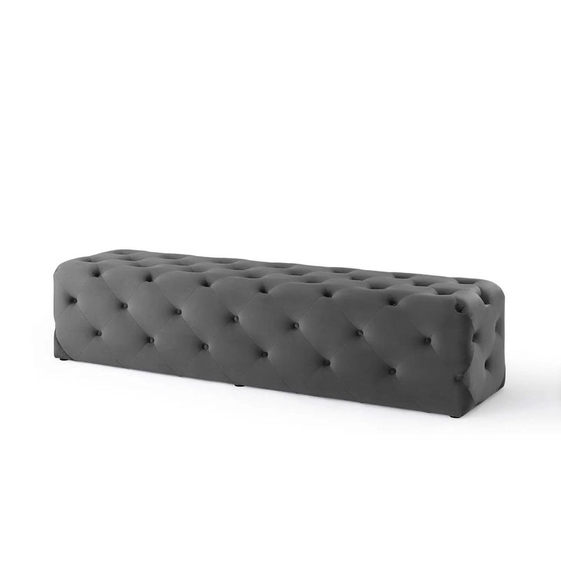 Amour 72" Tufted Button Entryway Performance Velvet Bench by Modway by HouseOfZazla