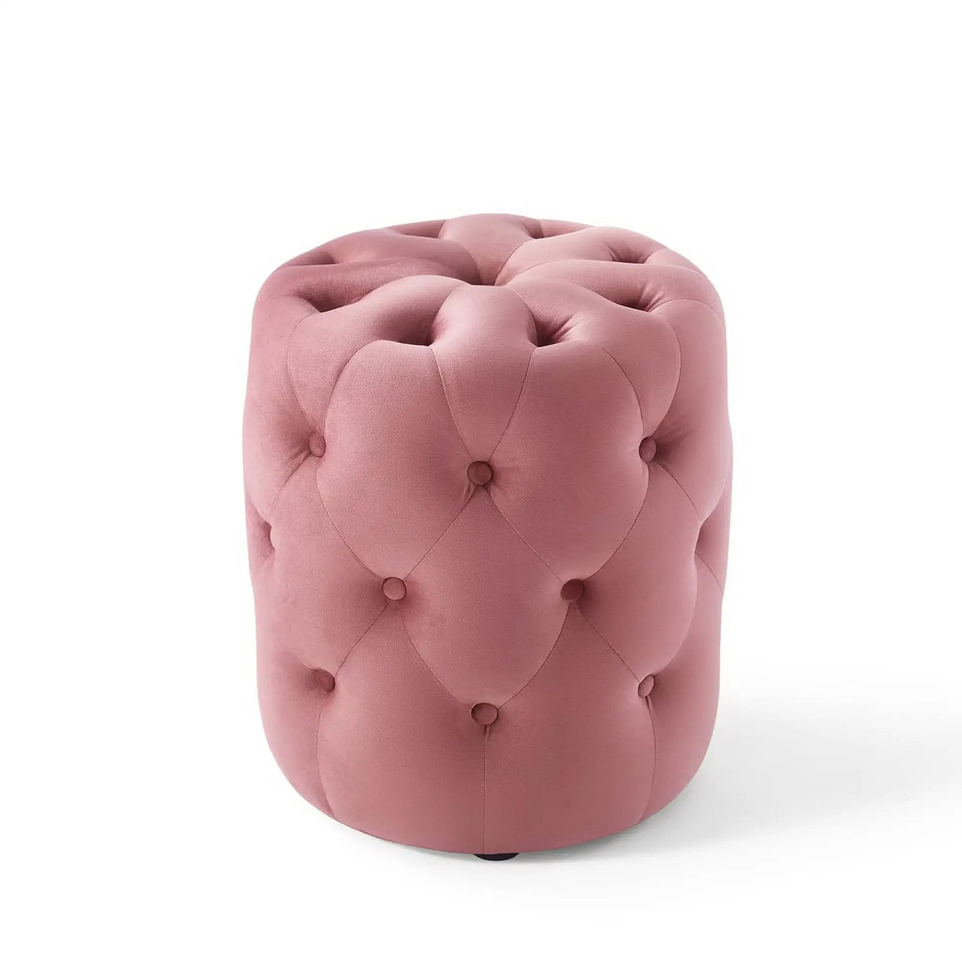 Amour Tufted Button Round Performance Velvet Ottoman by Modway by HouseOfZazla