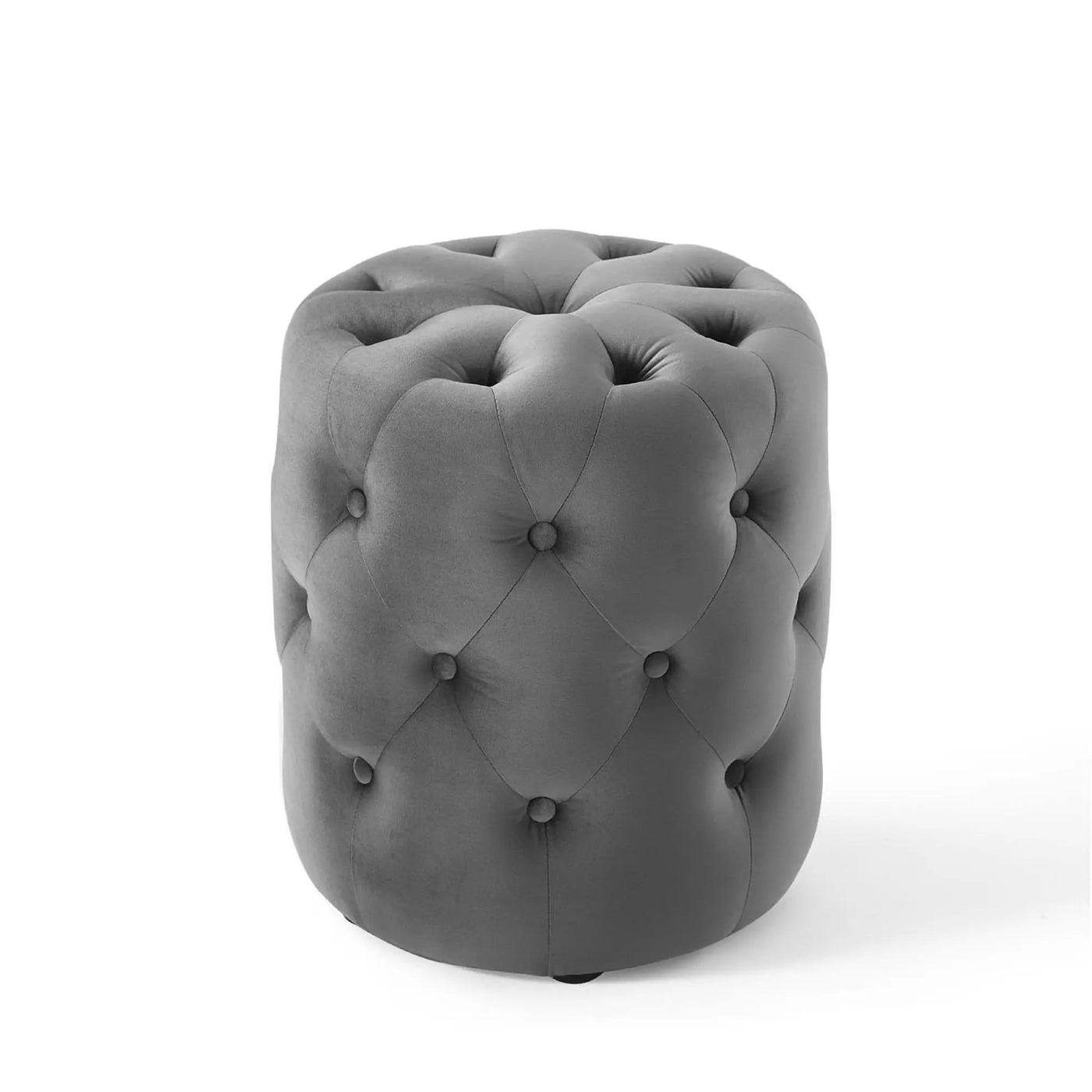 Amour Tufted Button Round Performance Velvet Ottoman by Modway by HouseOfZazla
