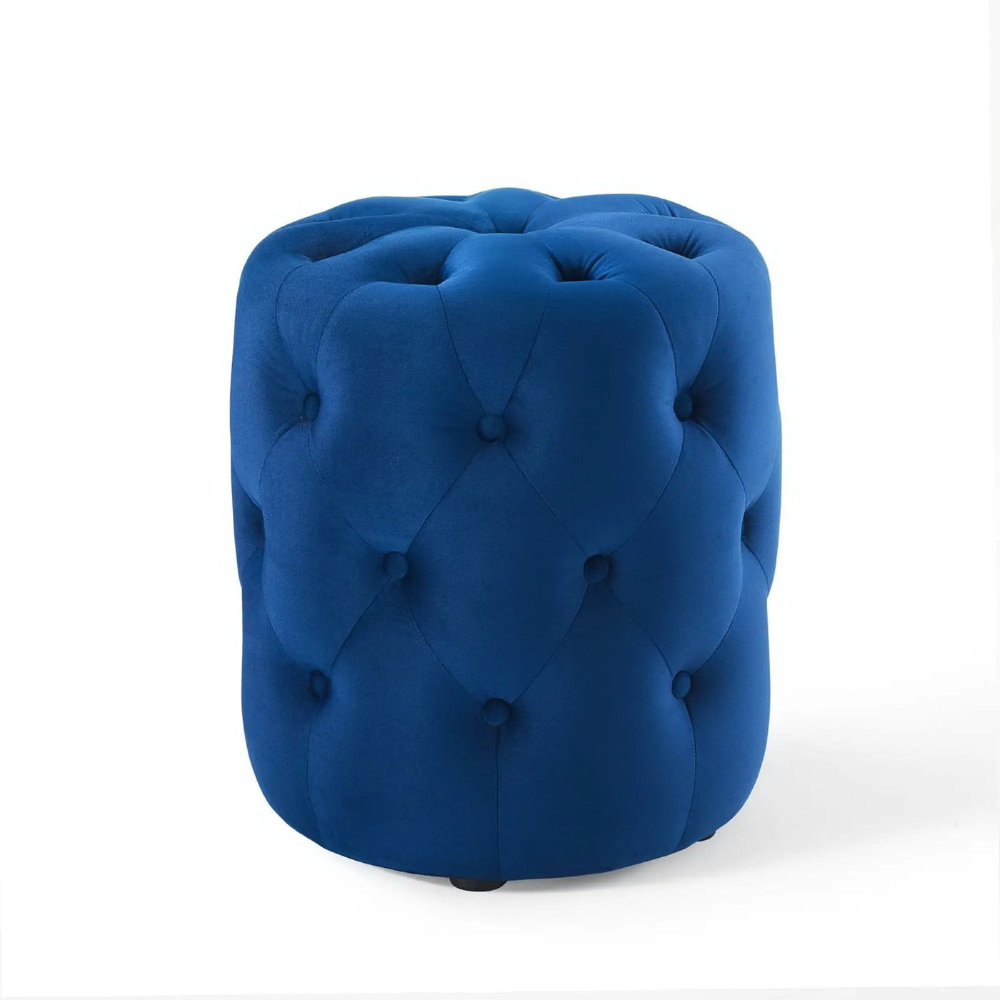 Amour Tufted Button Round Performance Velvet Ottoman by Modway by HouseOfZazla