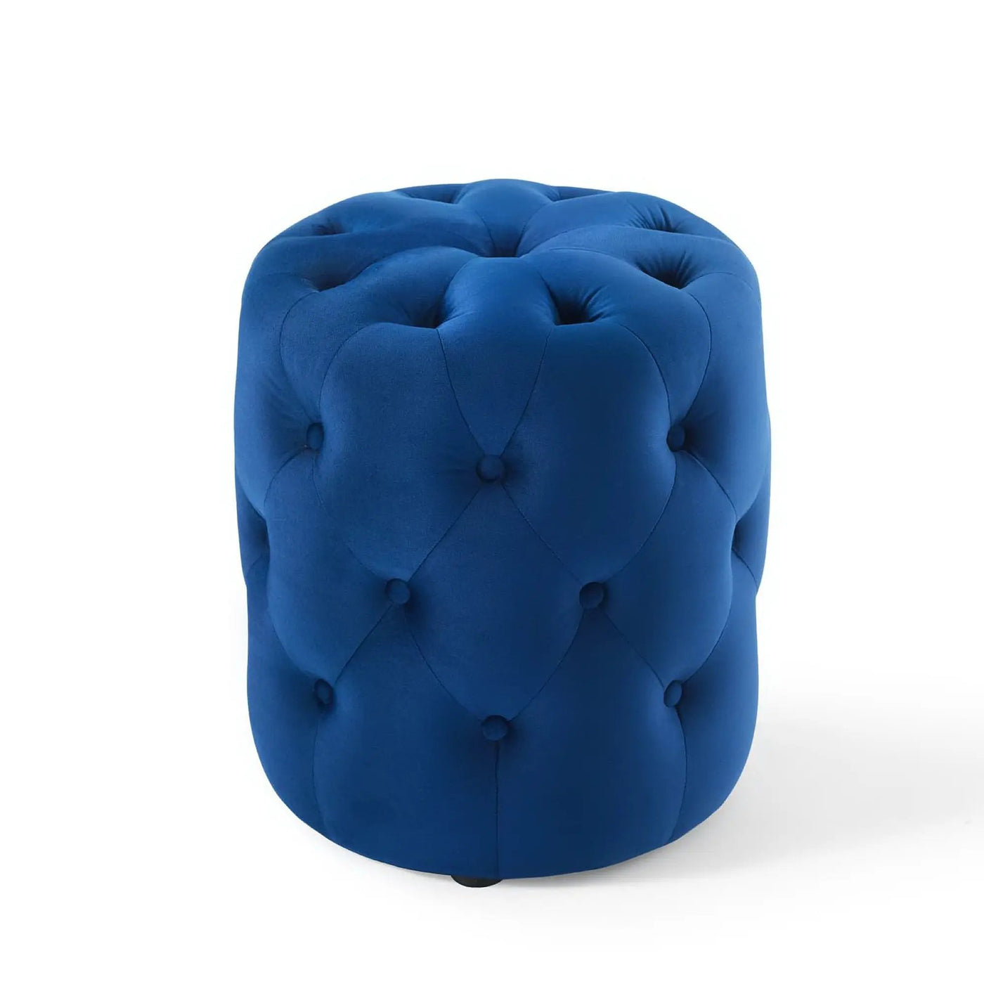 Amour Tufted Button Round Performance Velvet Ottoman by Modway by HouseOfZazla