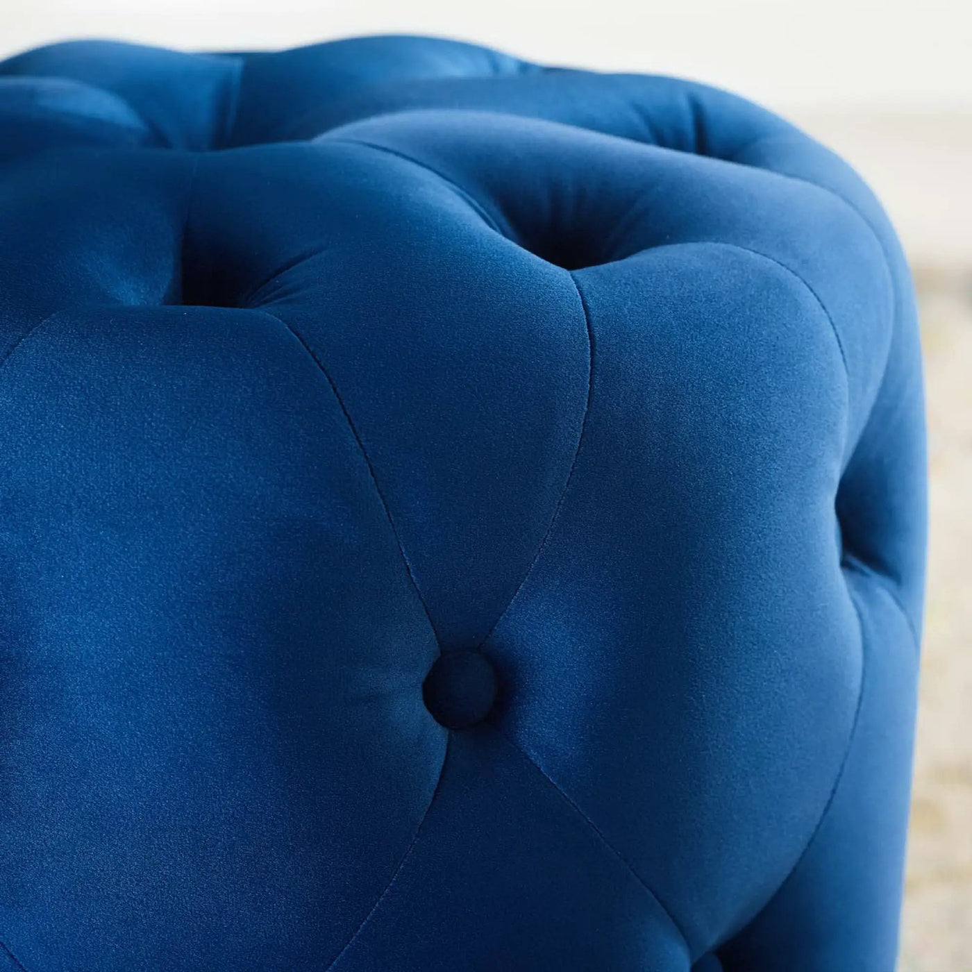 Amour Tufted Button Round Performance Velvet Ottoman by Modway by HouseOfZazla