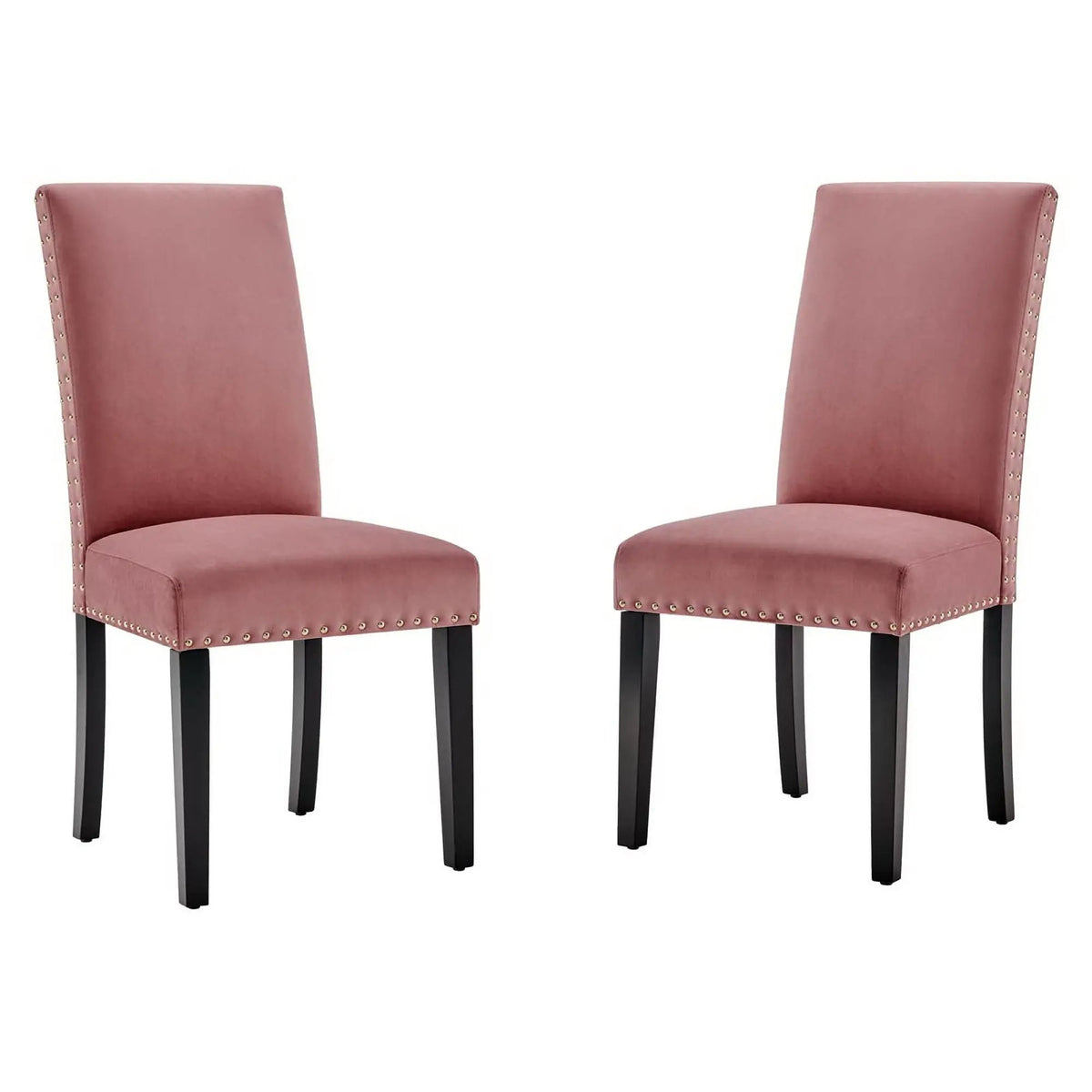 Parcel Performance Velvet Dining Side Chairs Set of 2 by Modway by HouseOfZazla