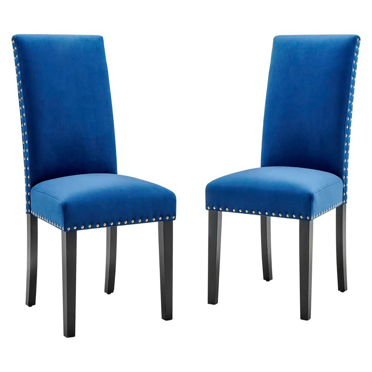 Parcel Performance Velvet Dining Side Chairs Set of 2 by Modway by HouseOfZazla