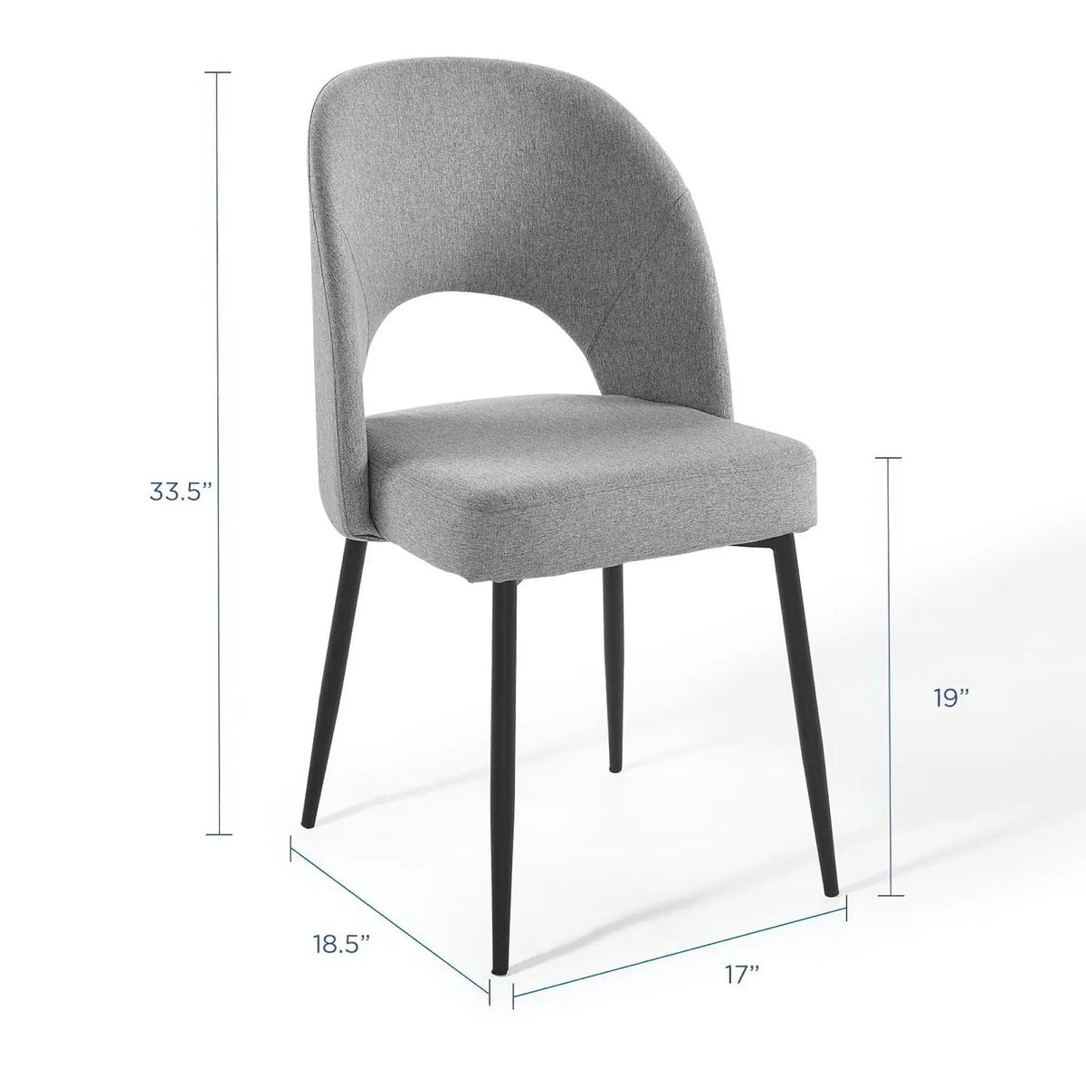 Rouse Upholstered Fabric Dining Side Chair by Modway by HouseOfZazla