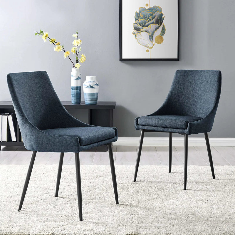 Viscount Upholstered Fabric Dining Chairs - Set of 2 by Modway by HouseOfZazla