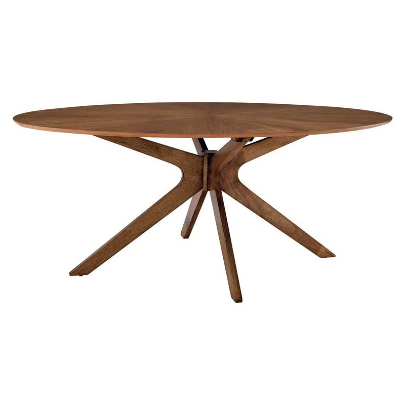 Crossroads 71" Oval Wood Dining Table by Modway by HouseOfZazla