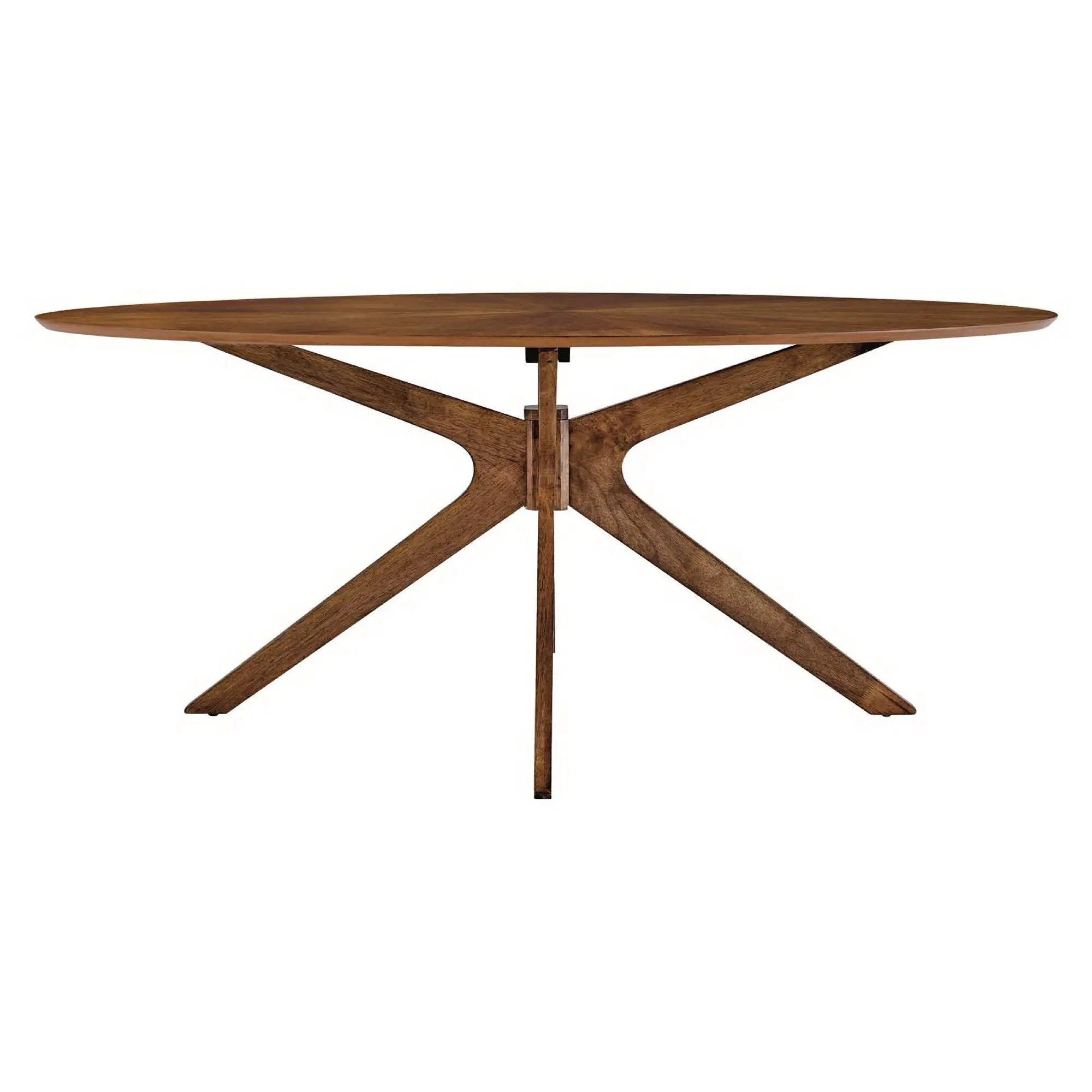 Crossroads 71" Oval Wood Dining Table by Modway by HouseOfZazla