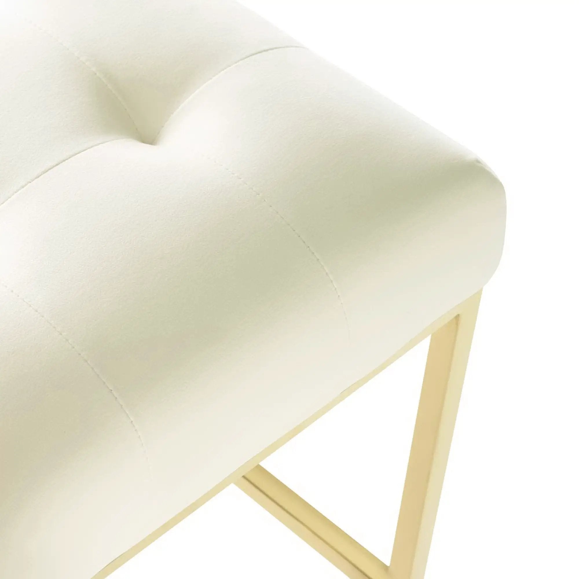 Privy Gold Stainless Steel Performance Velvet Counter Stool by Modway by HouseOfZazla