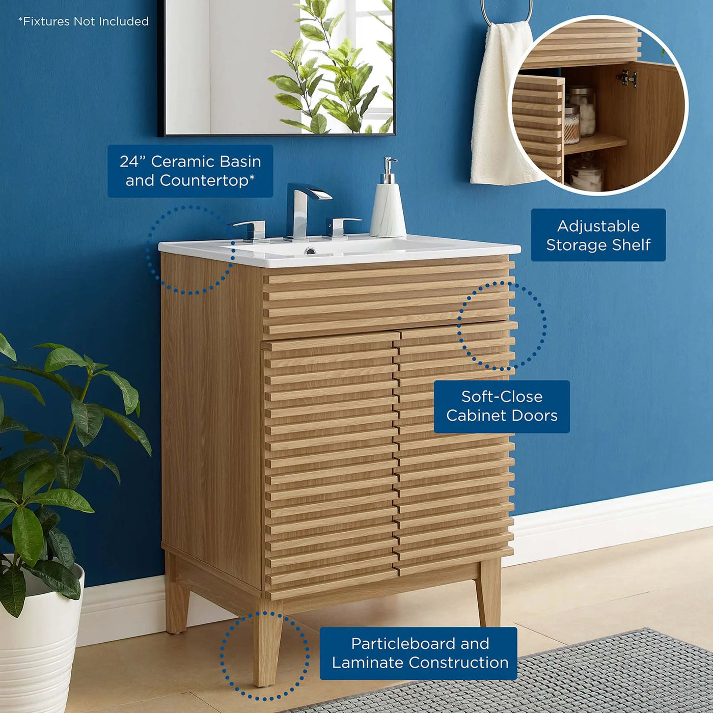 Render 24" Bathroom Vanity by Modway by HouseOfZazla