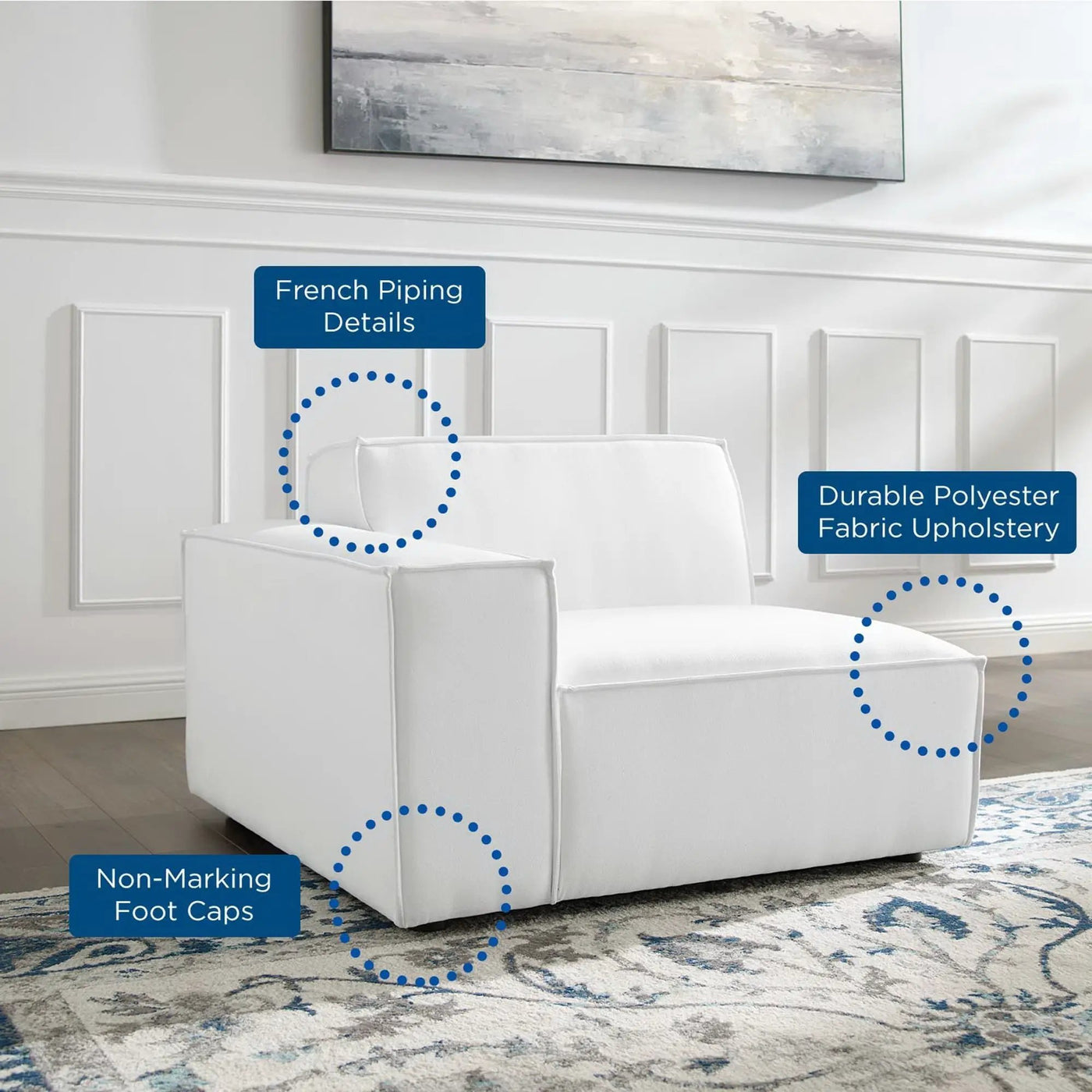 Restore Left-Arm Sectional Sofa Chair by Modway by HouseOfZazla