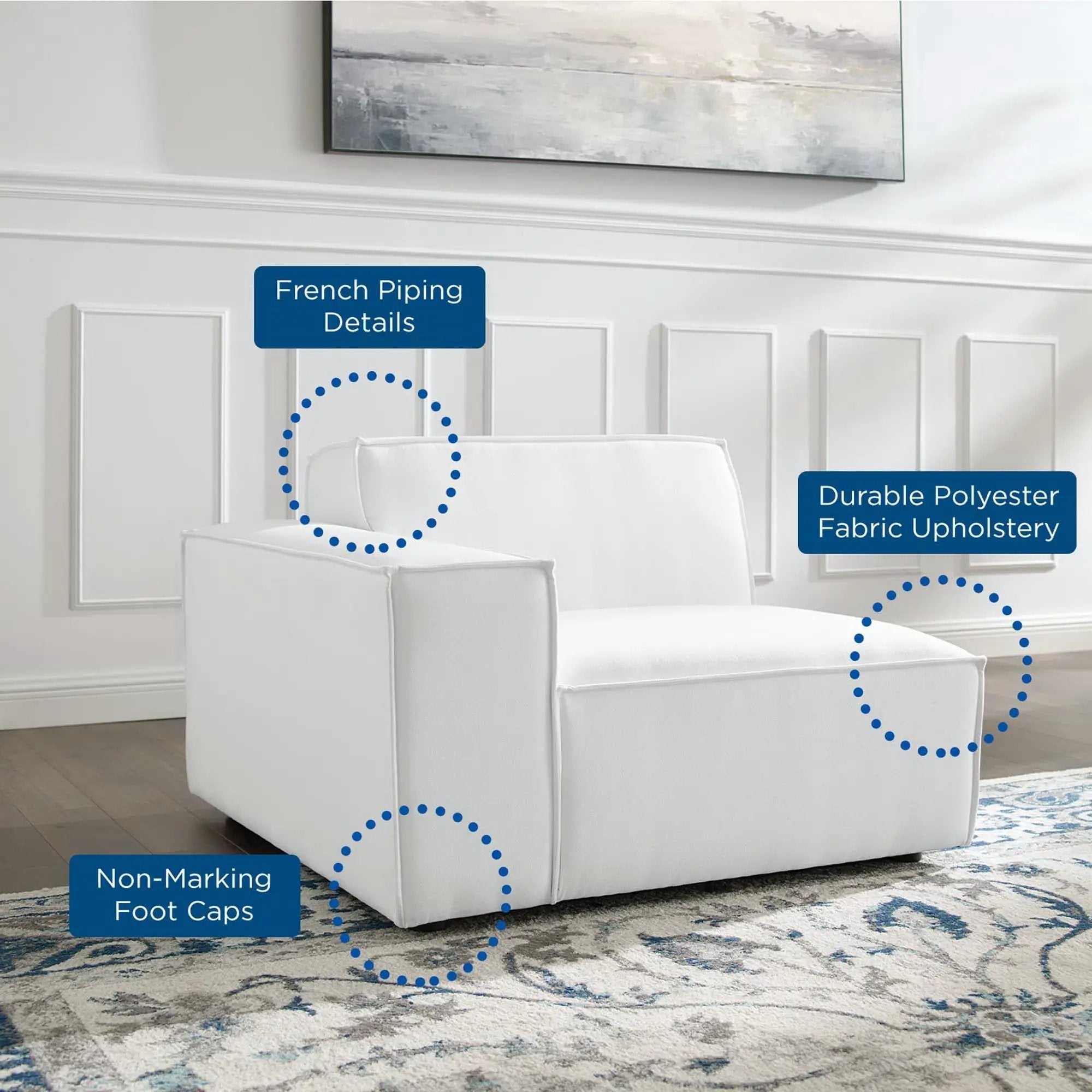 Restore Left-Arm Sectional Sofa Chair by Modway by HouseOfZazla