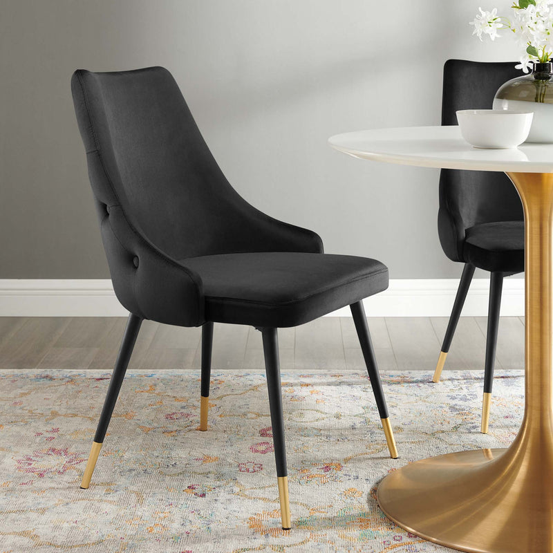 Adorn Tufted Performance Velvet Dining Side Chair by Modway, photo 7 of 8