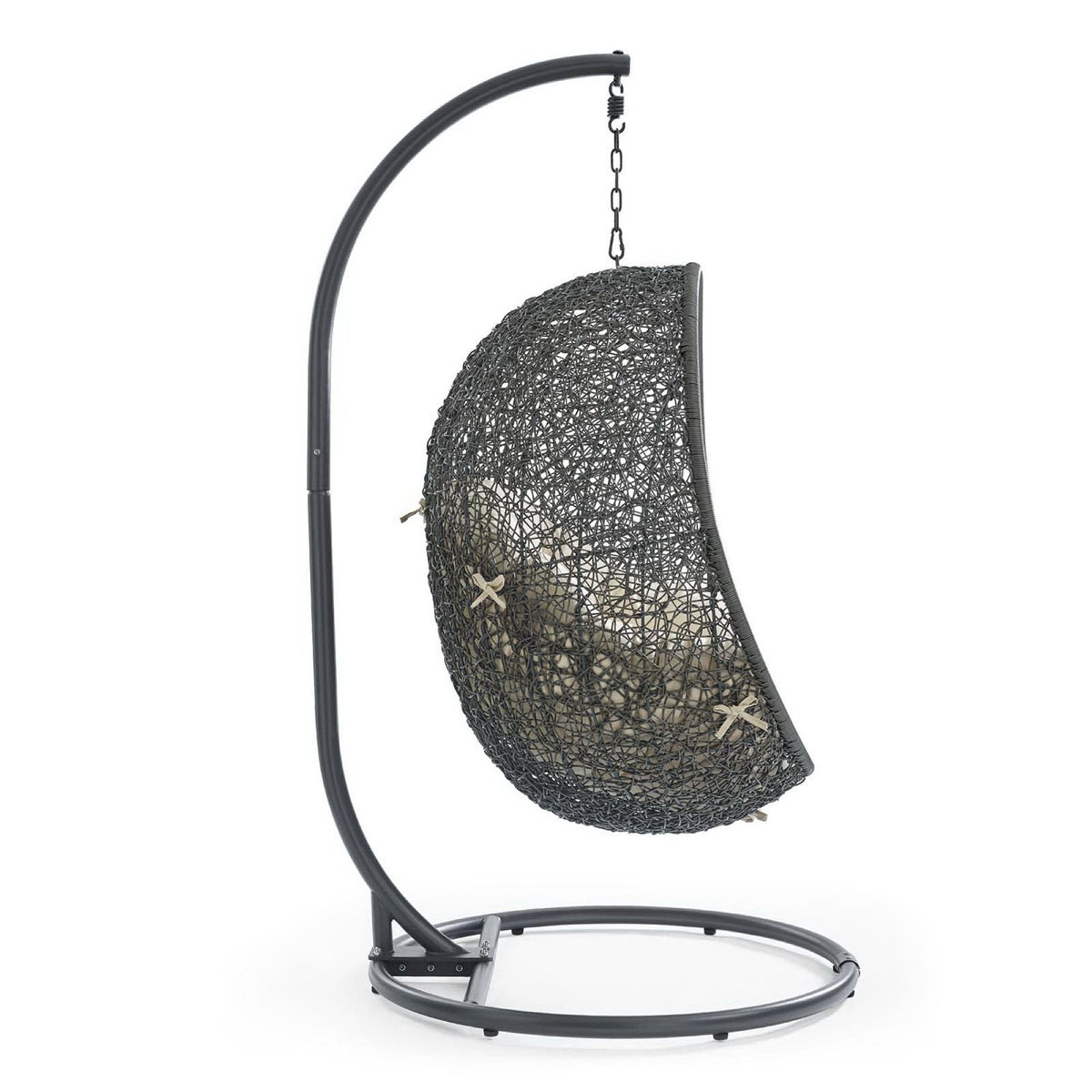 Hide Outdoor Patio Sunbrella® Swing Chair With Stand by Modway, photo 2 of 43