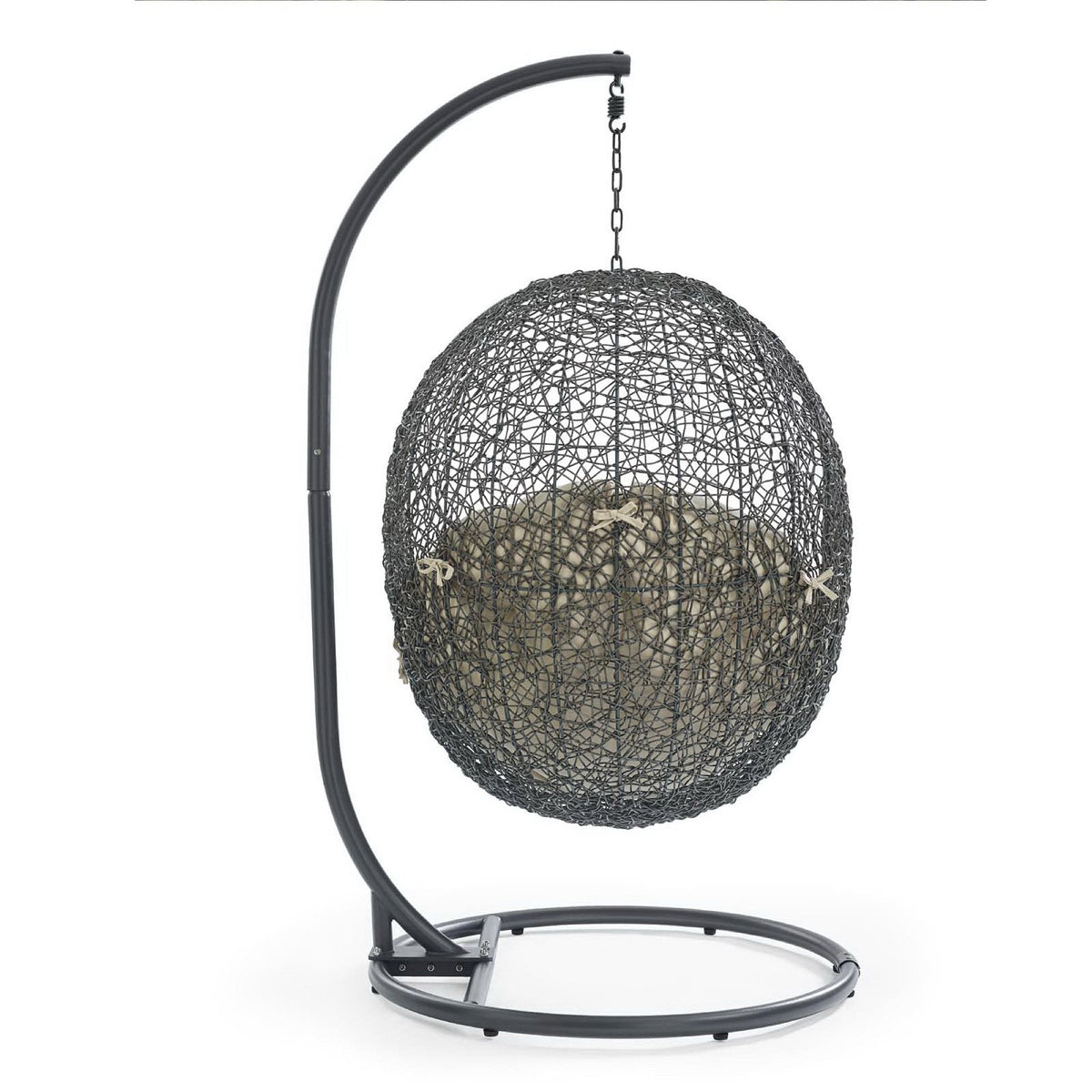 Hide Outdoor Patio Sunbrella® Swing Chair With Stand by Modway, photo 3 of 43