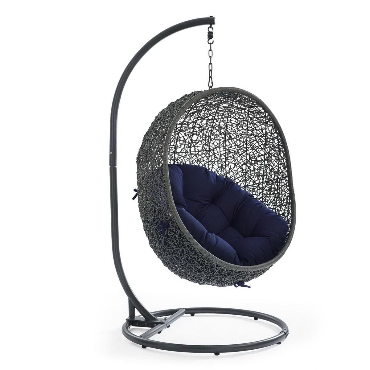 Hide Outdoor Patio Sunbrella® Swing Chair With Stand by Modway, photo 17 of 43