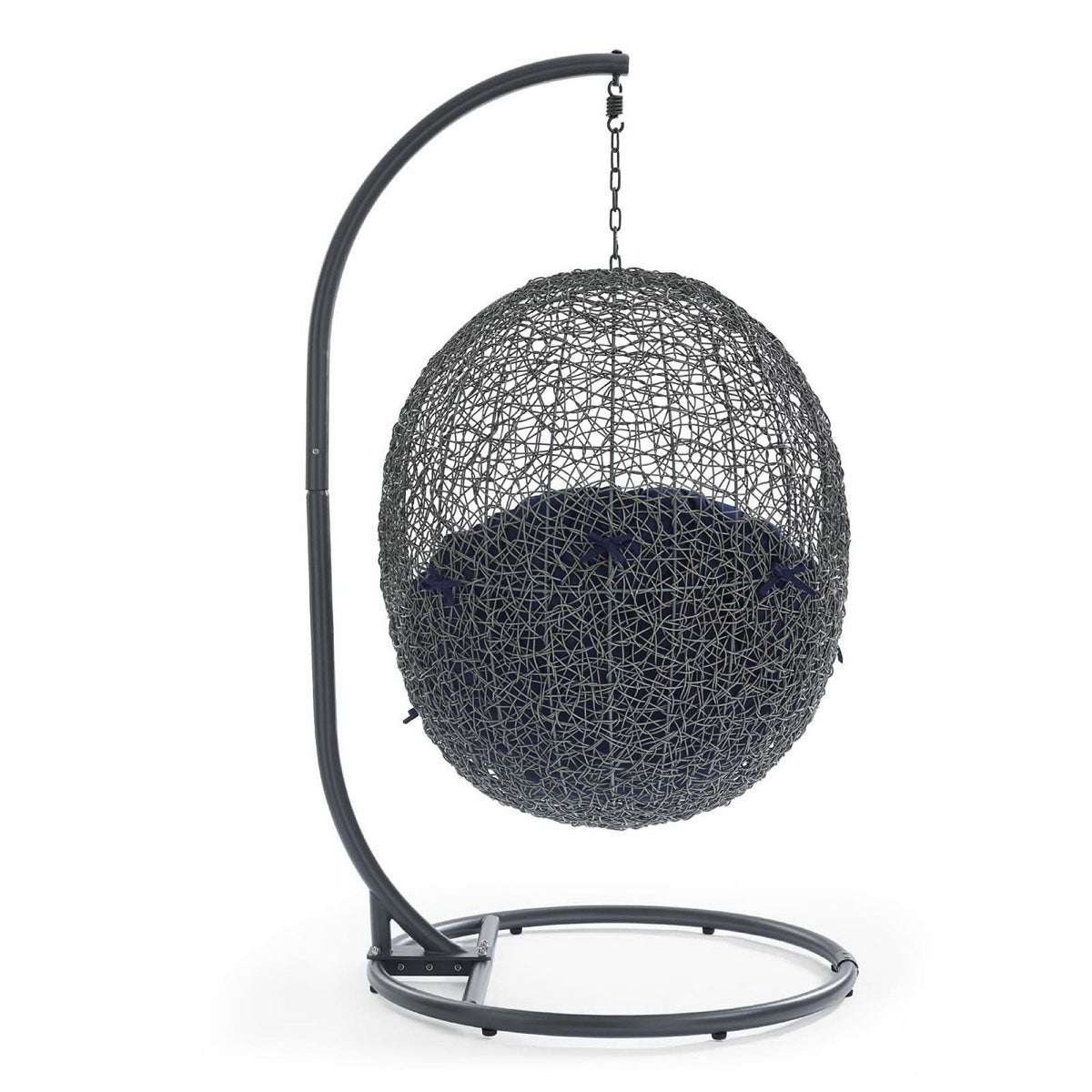 Hide Outdoor Patio Sunbrella® Swing Chair With Stand by Modway, photo 19 of 43