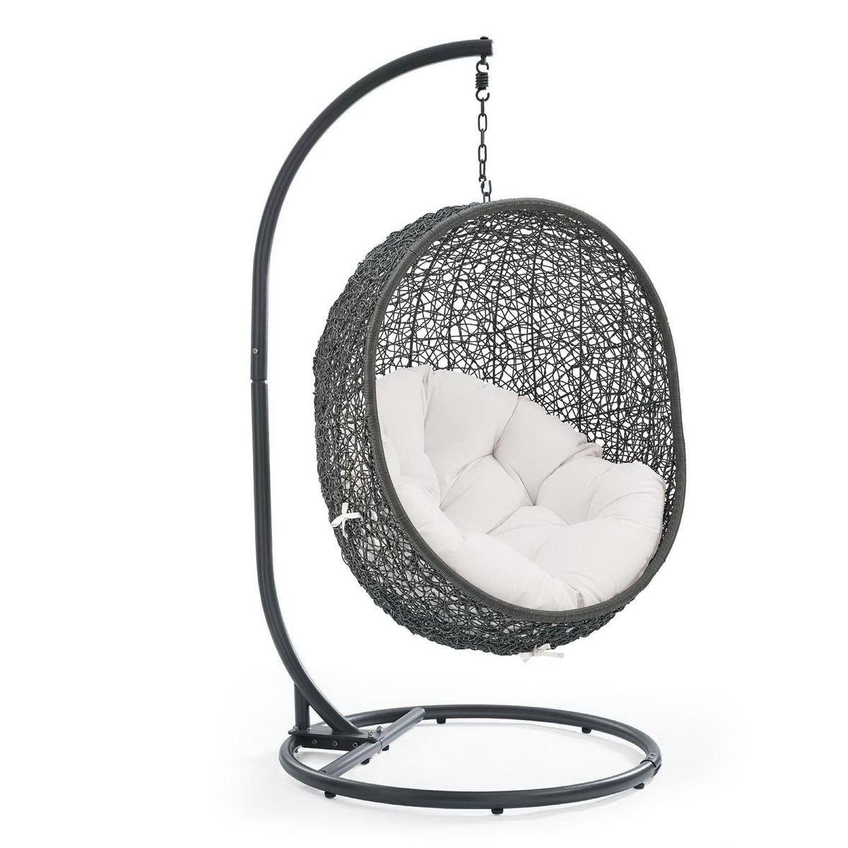 Hide Outdoor Patio Sunbrella® Swing Chair With Stand by Modway, photo 25 of 43