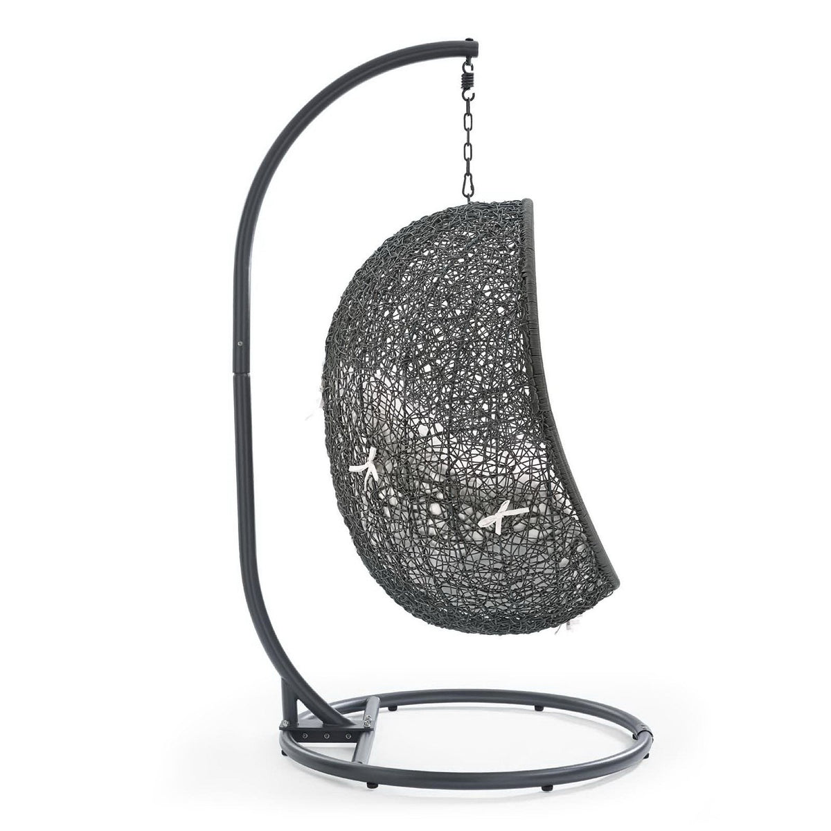 Hide Outdoor Patio Sunbrella® Swing Chair With Stand by Modway, photo 26 of 43