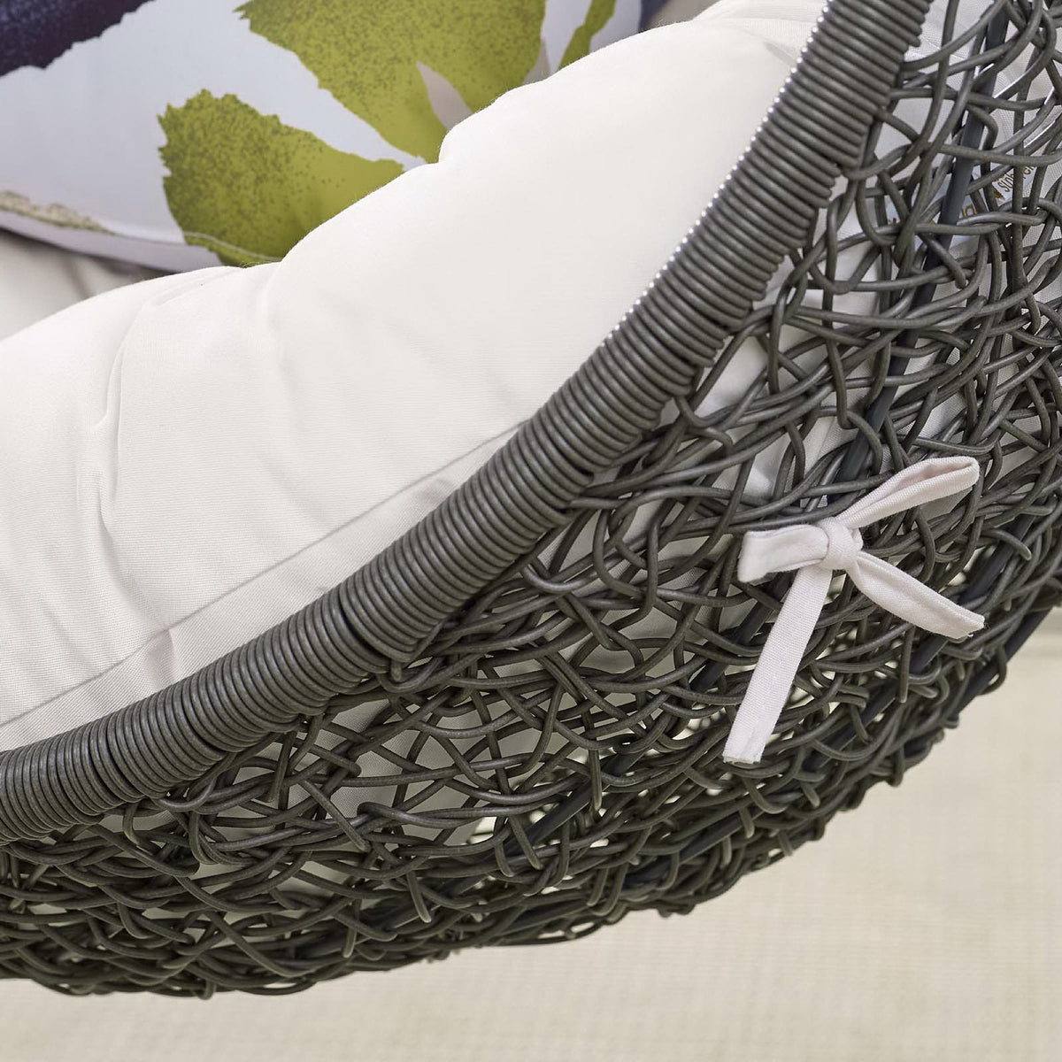 Hide Outdoor Patio Sunbrella® Swing Chair With Stand by Modway, photo 32 of 43
