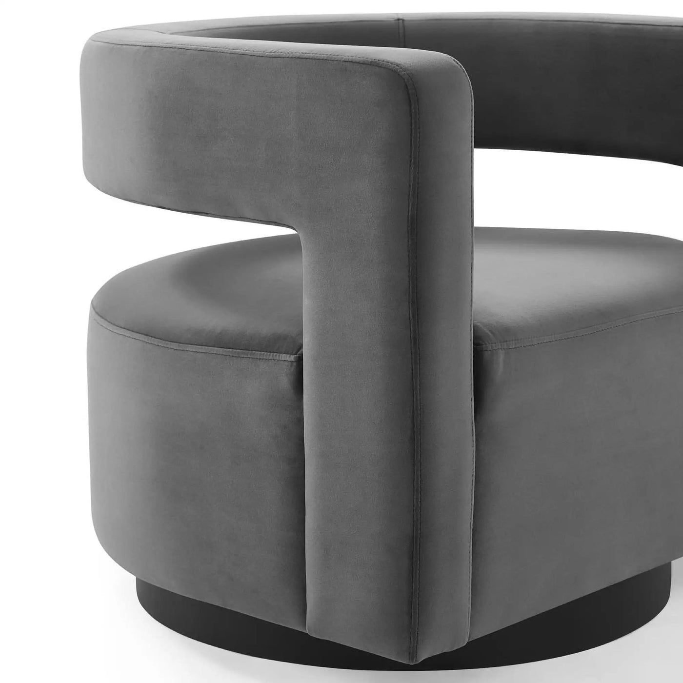 Spin Cutaway Performance Velvet Swivel Armchair by Modway by HouseOfZazla