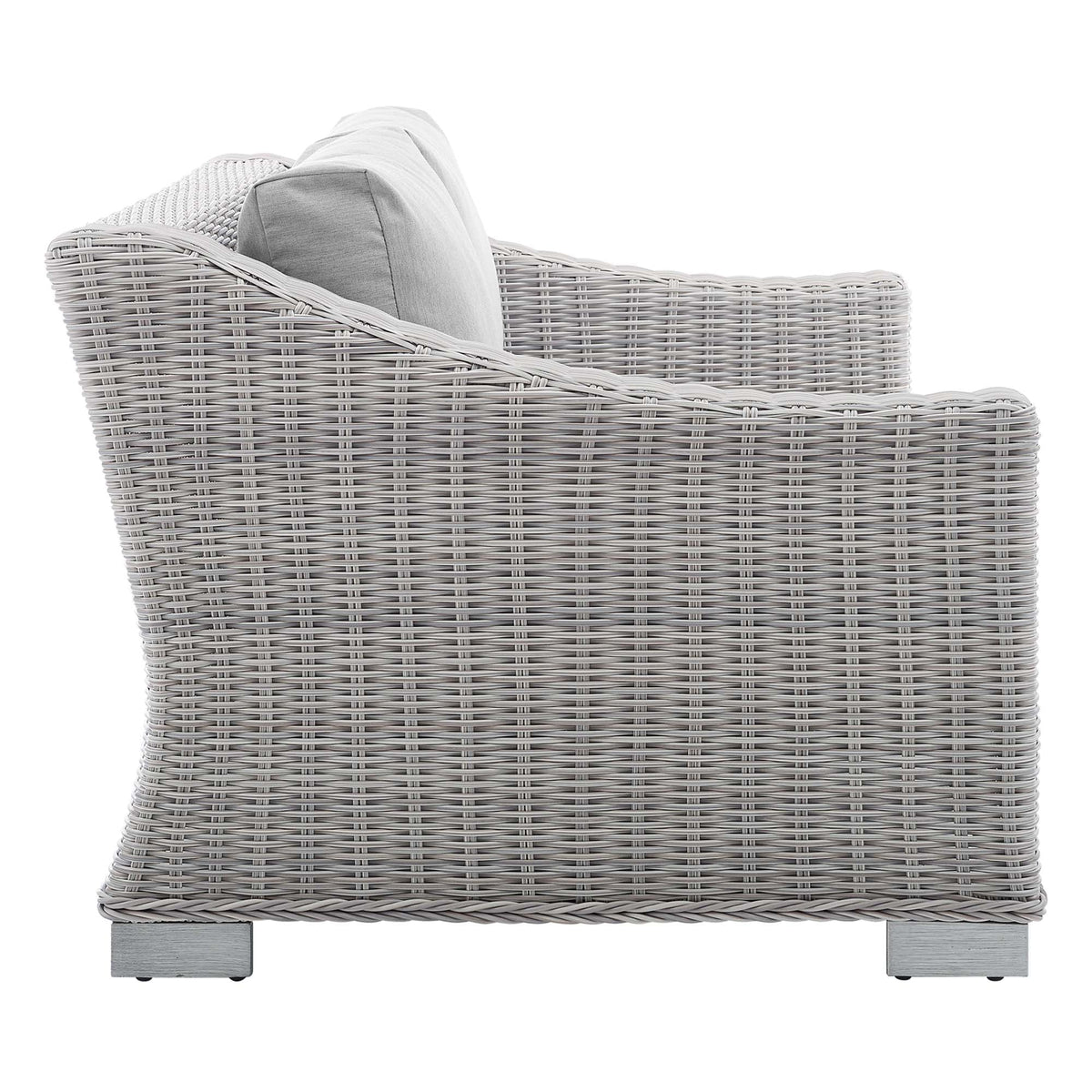 Conway Sunbrella® Outdoor Patio Wicker Rattan Loveseat by Modway, photo 4 of 18