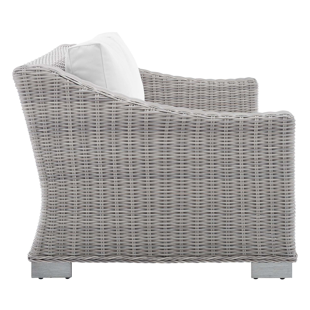 Conway Sunbrella® Outdoor Patio Wicker Rattan Loveseat by Modway, photo 13 of 18
