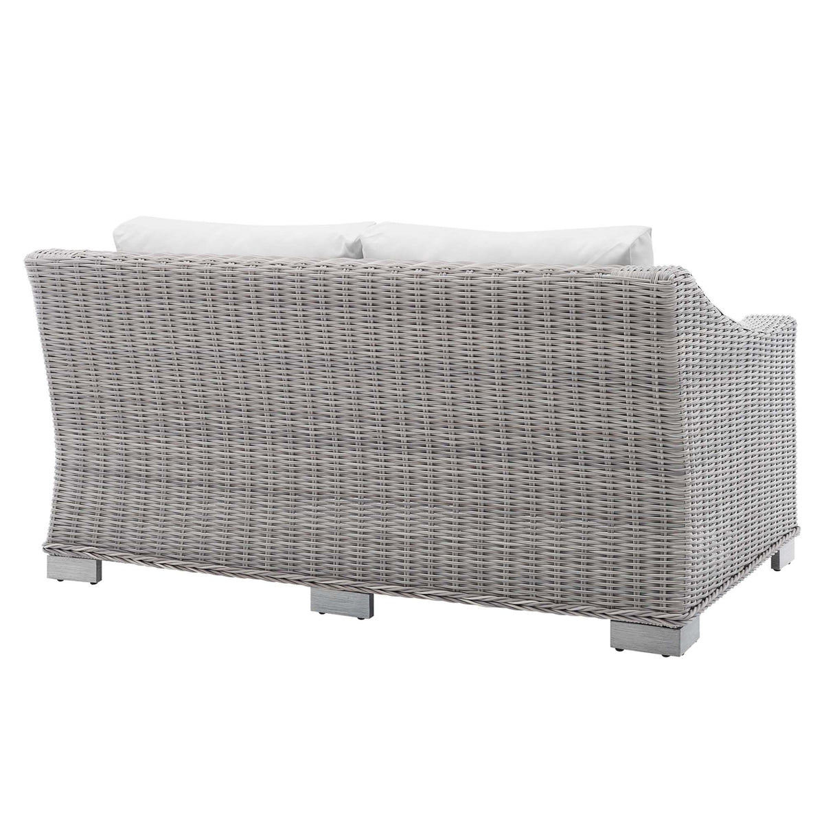 Conway Sunbrella® Outdoor Patio Wicker Rattan Loveseat by Modway, photo 14 of 18