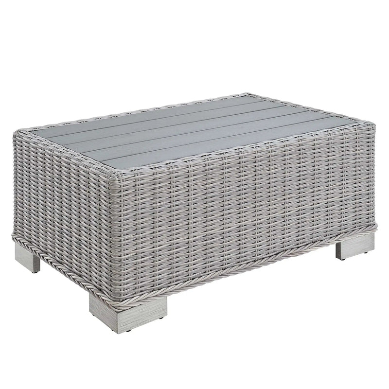 Conway 32" Outdoor Patio Wicker Rattan Coffee Table by Modway by HouseOfZazla