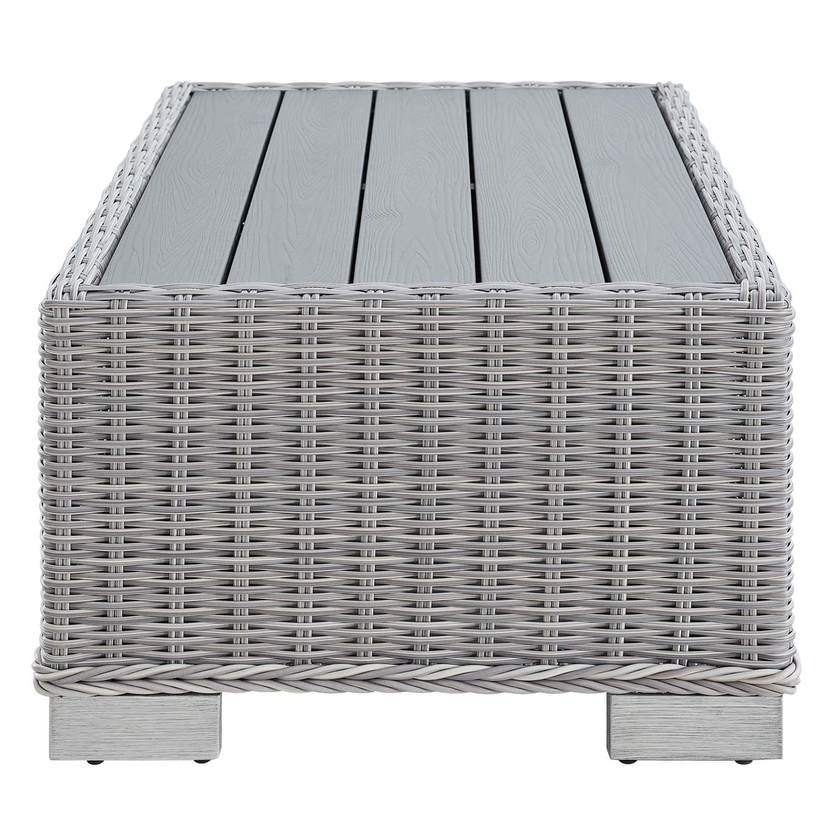 Conway Outdoor Patio Wicker Rattan Coffee Table by Modway, photo 3 of 14