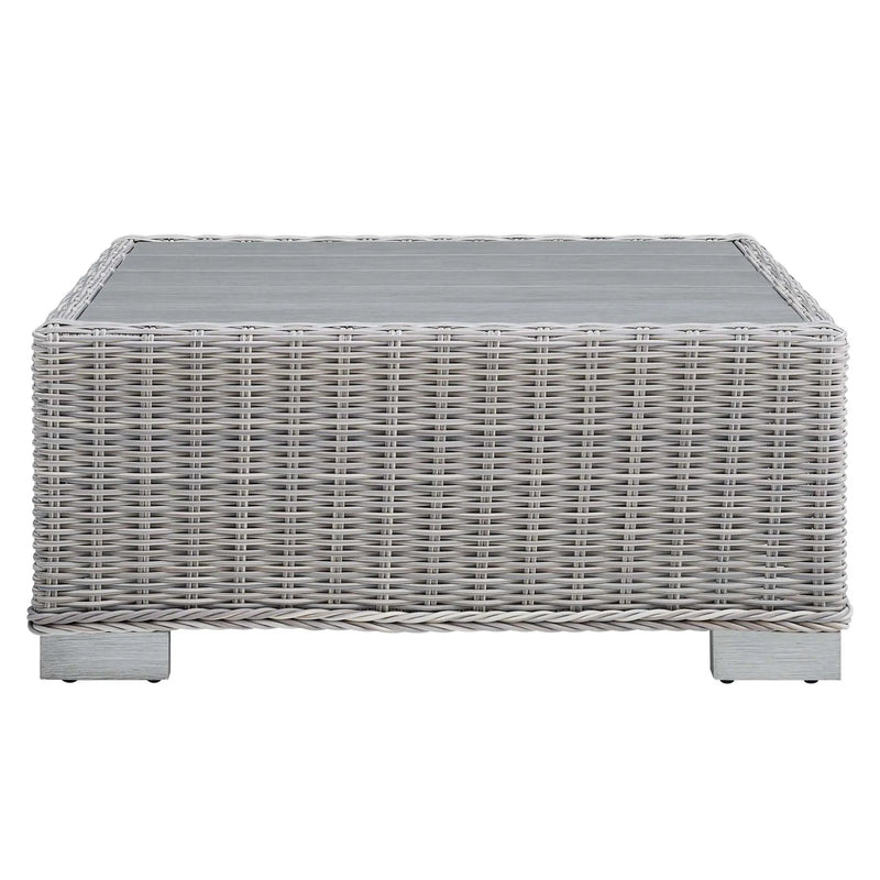 Conway 32" Outdoor Patio Wicker Rattan Coffee Table by Modway by HouseOfZazla