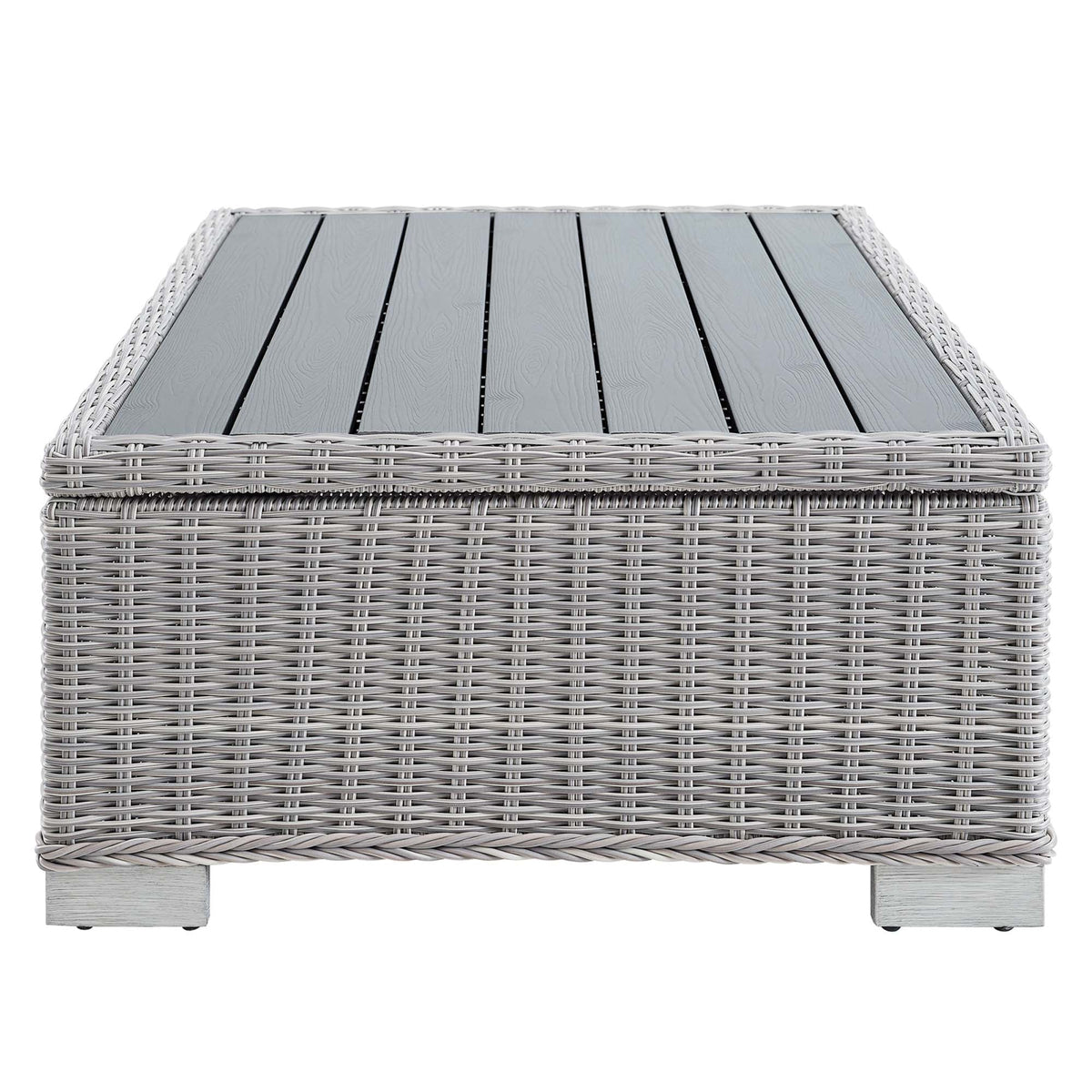 Conway Outdoor Patio Wicker Rattan Coffee Table by Modway, photo 12 of 14