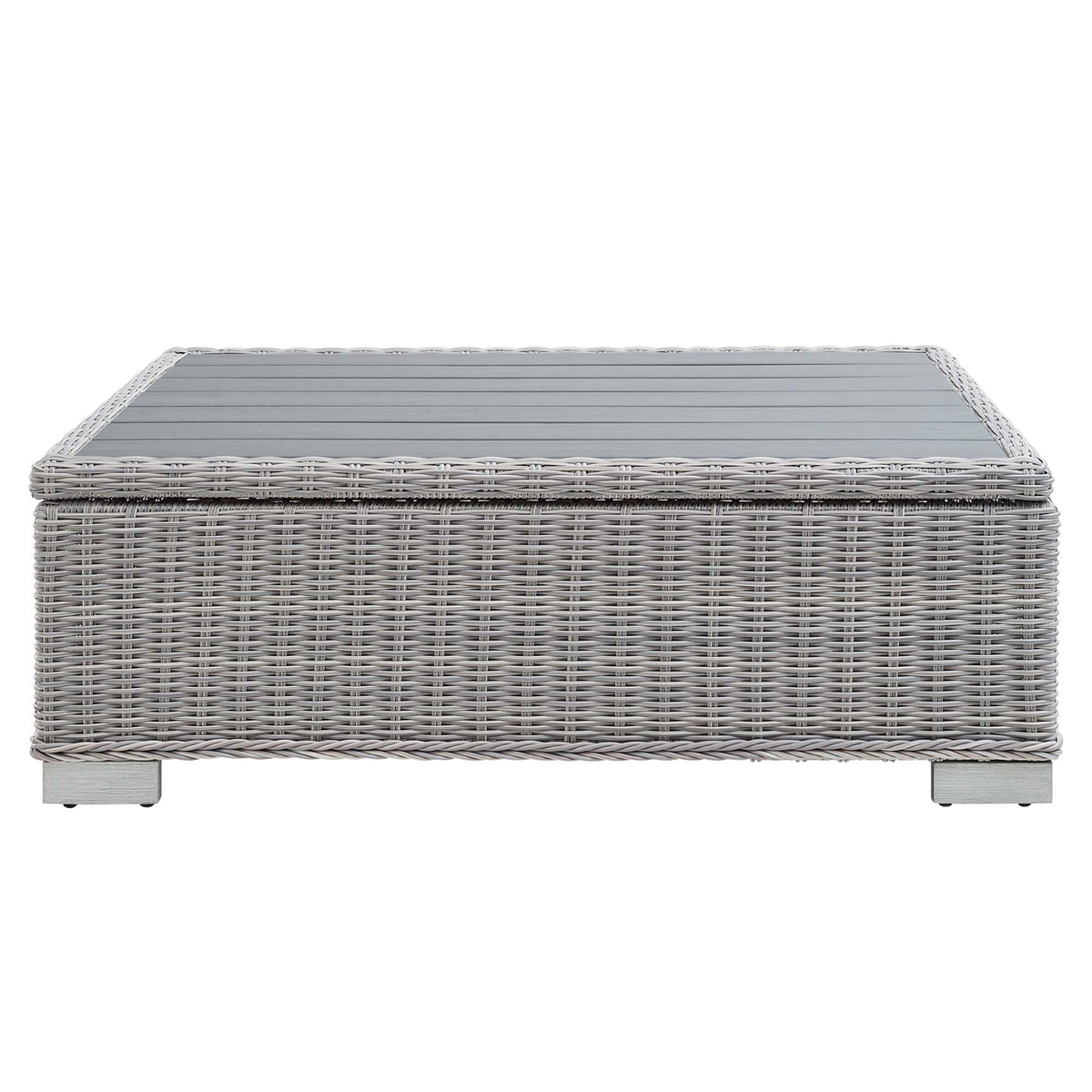 Conway Outdoor Patio Wicker Rattan Coffee Table by Modway, photo 13 of 14
