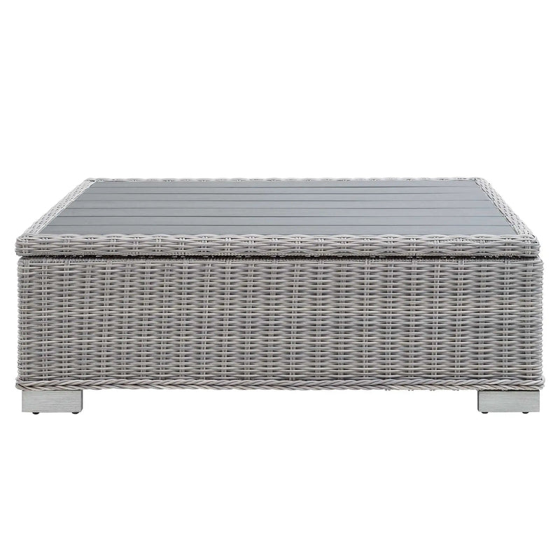 Conway 45" Outdoor Patio Wicker Rattan Coffee Table by Modway by HouseOfZazla