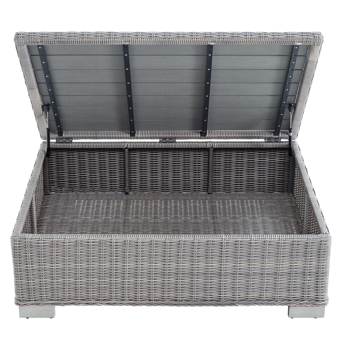 Conway Outdoor Patio Wicker Rattan Coffee Table by Modway, photo 14 of 14