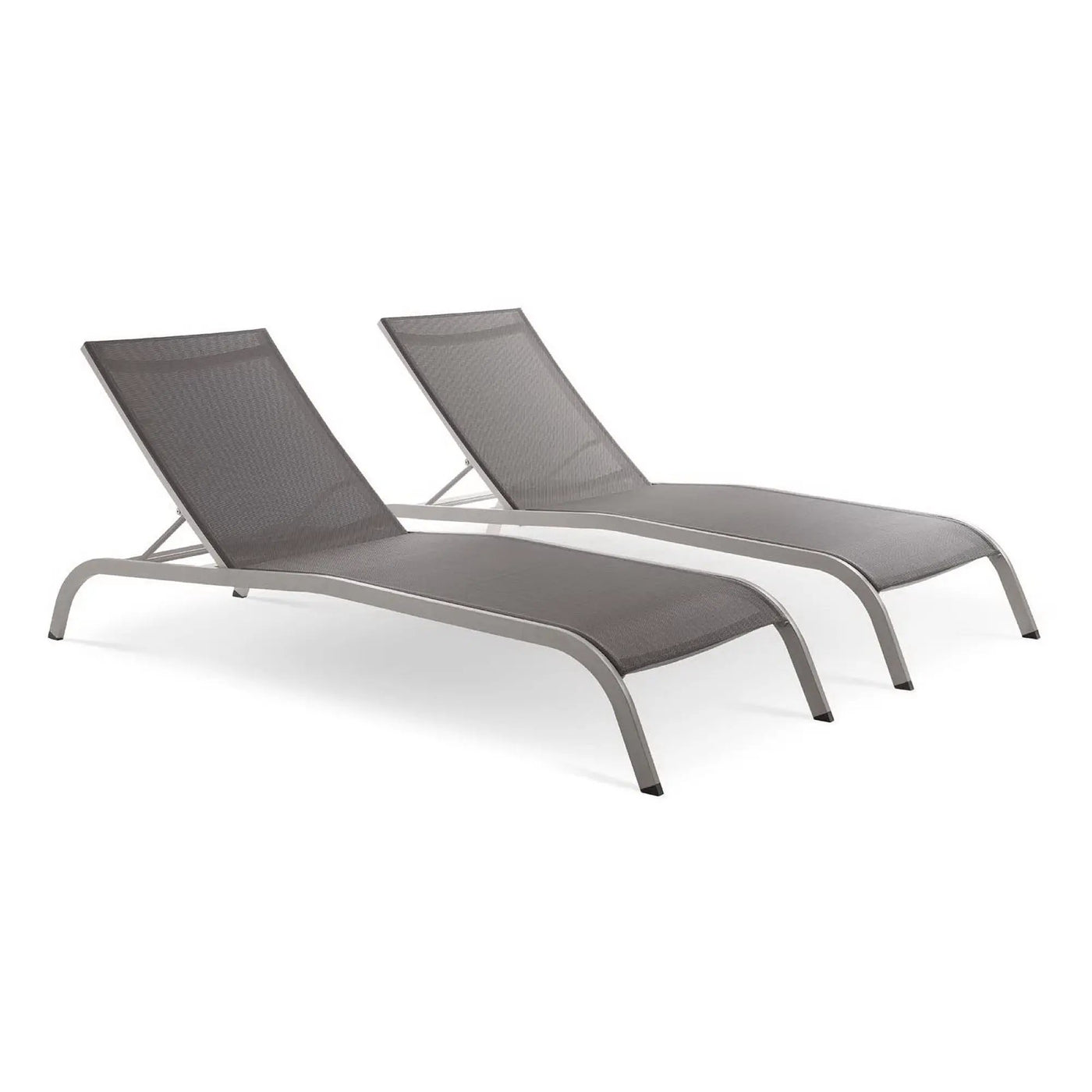 Savannah Outdoor Patio Mesh Chaise Lounge Set of 2 by Modway by HouseOfZazla
